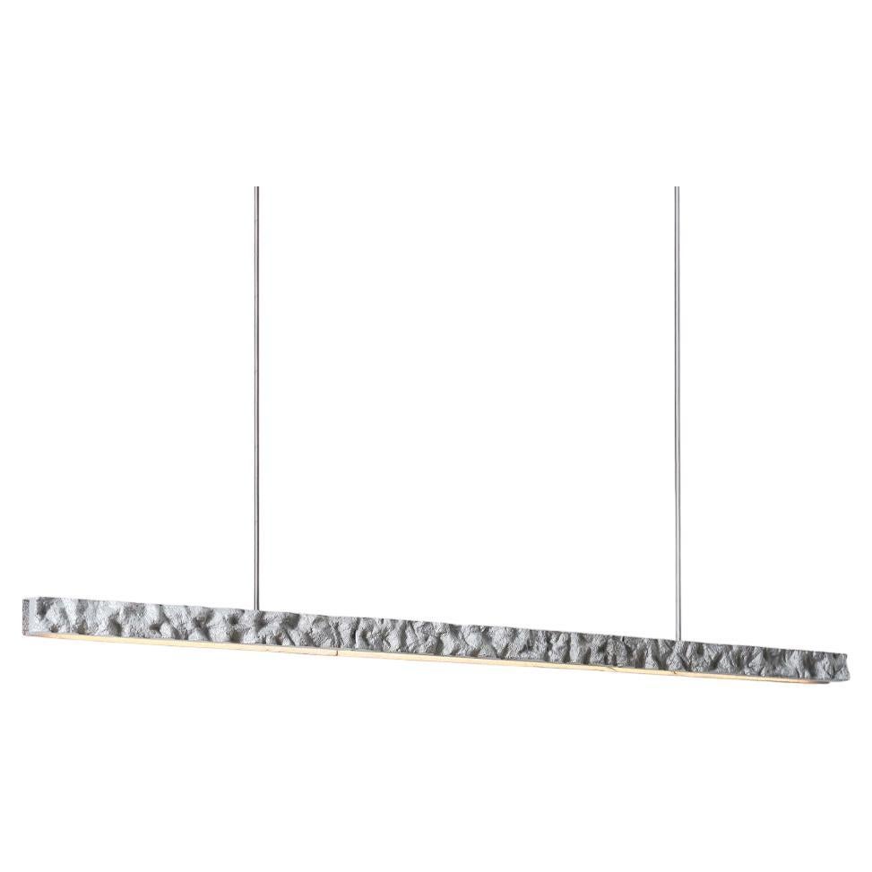 CARST Pendelleuchte Triple, LED-Leuchte, massiver strukturierter Aluminiumguss