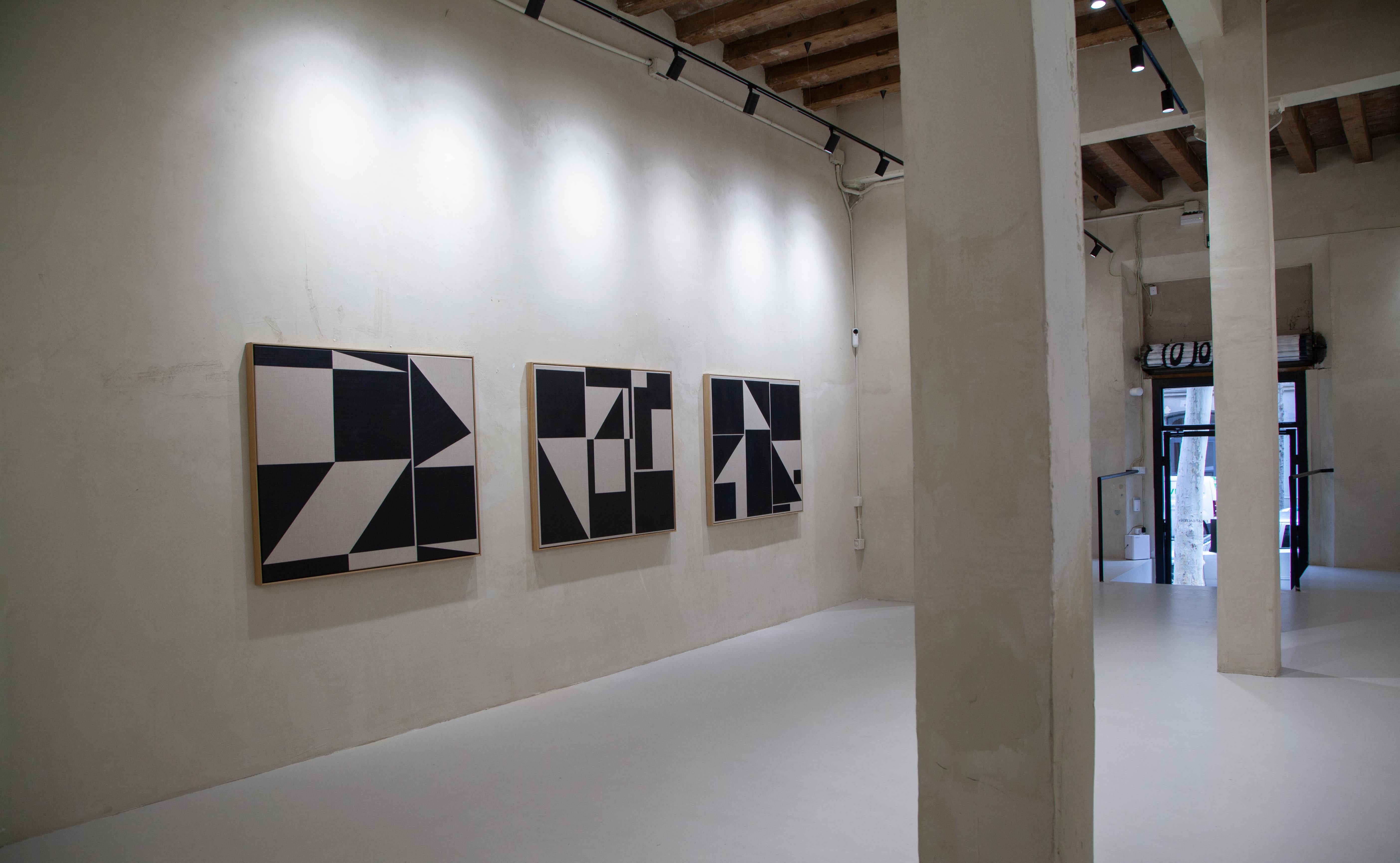 ABSTRACT Nuova opera d'arte in bianco e nero dell'artista contemporaneo Carsten Beck 2022 in vendita 8