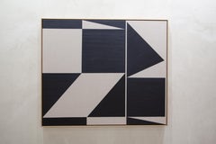 ABSTRACT Neues Schwarz-Weiß-Kunstwerk des zeitgenössischen Künstlers Carsten Beck 2022
