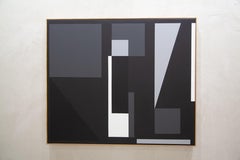 ABSTRACT Neues Schwarz-Weiß-Kunstwerk des zeitgenössischen Künstlers Carsten Beck 2023