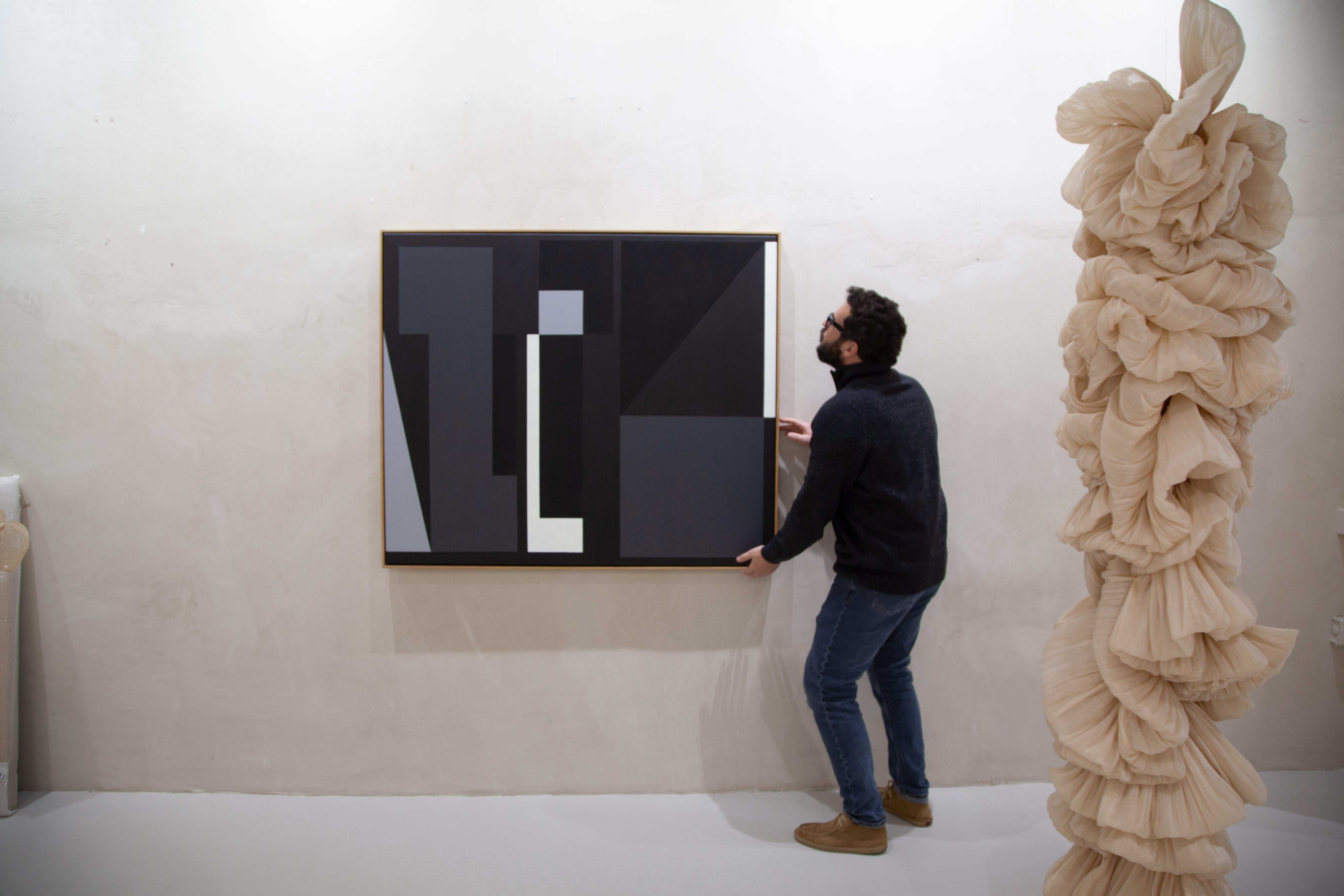 ABSTRACT Nuove opere in bianco e nero dell'artista contemporaneo Carsten Beck 2023 in vendita 4
