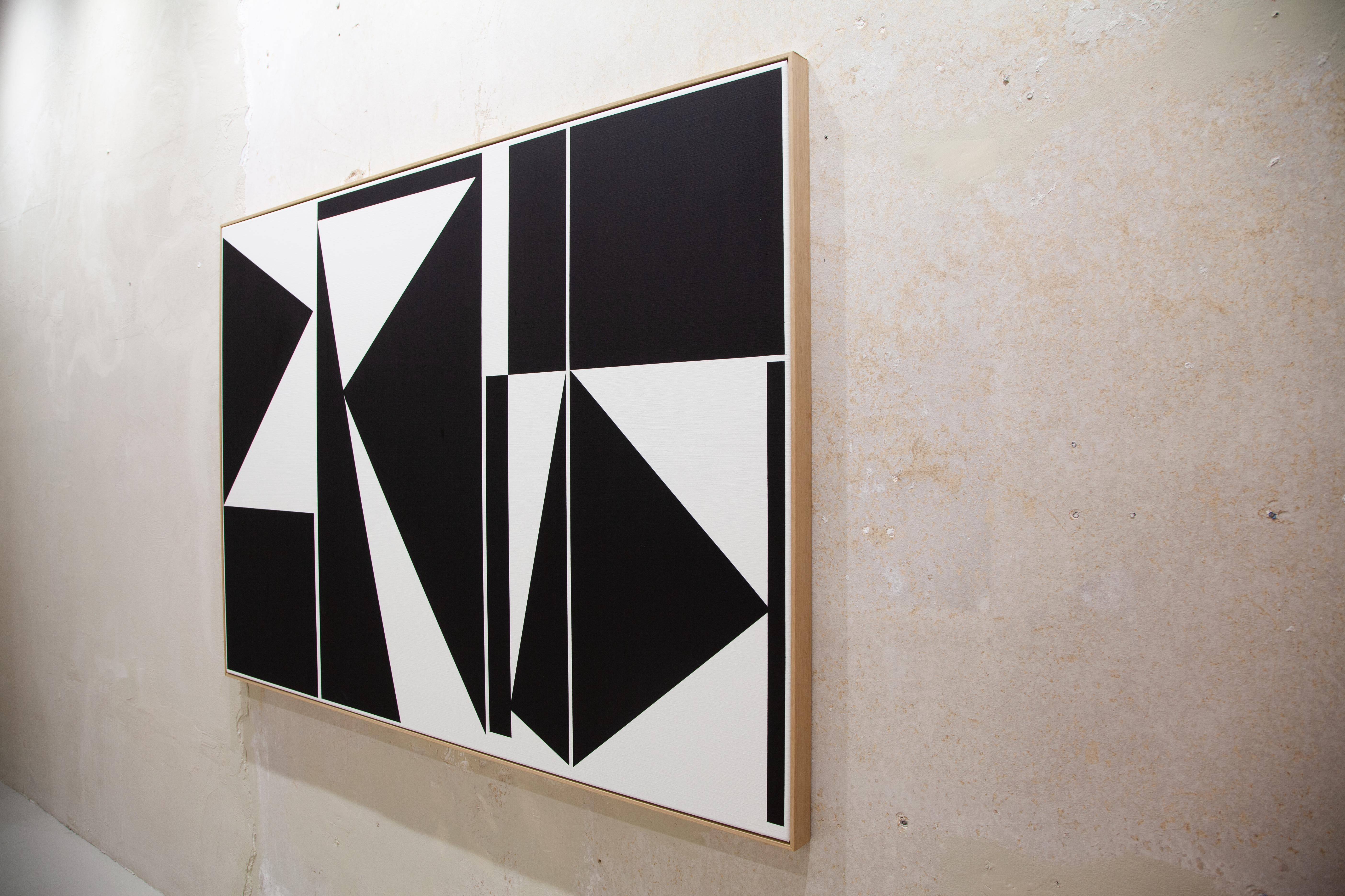 ABSTRACT Geometria in bianco e nero, opera d'arte contemporanea di Carsten Beck in vendita 1