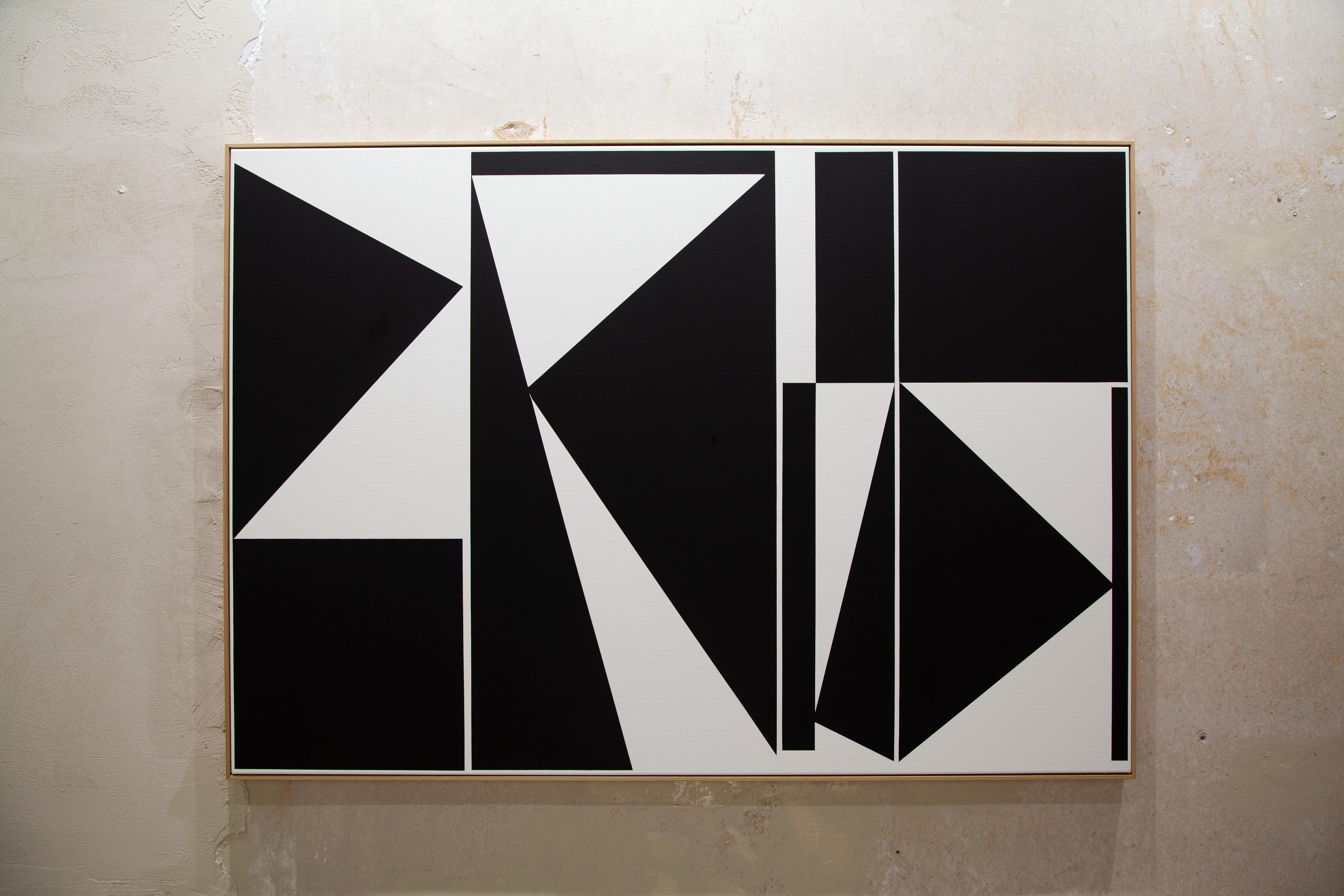 ABSTRACT Geometria in bianco e nero, opera d'arte contemporanea di Carsten Beck in vendita 2