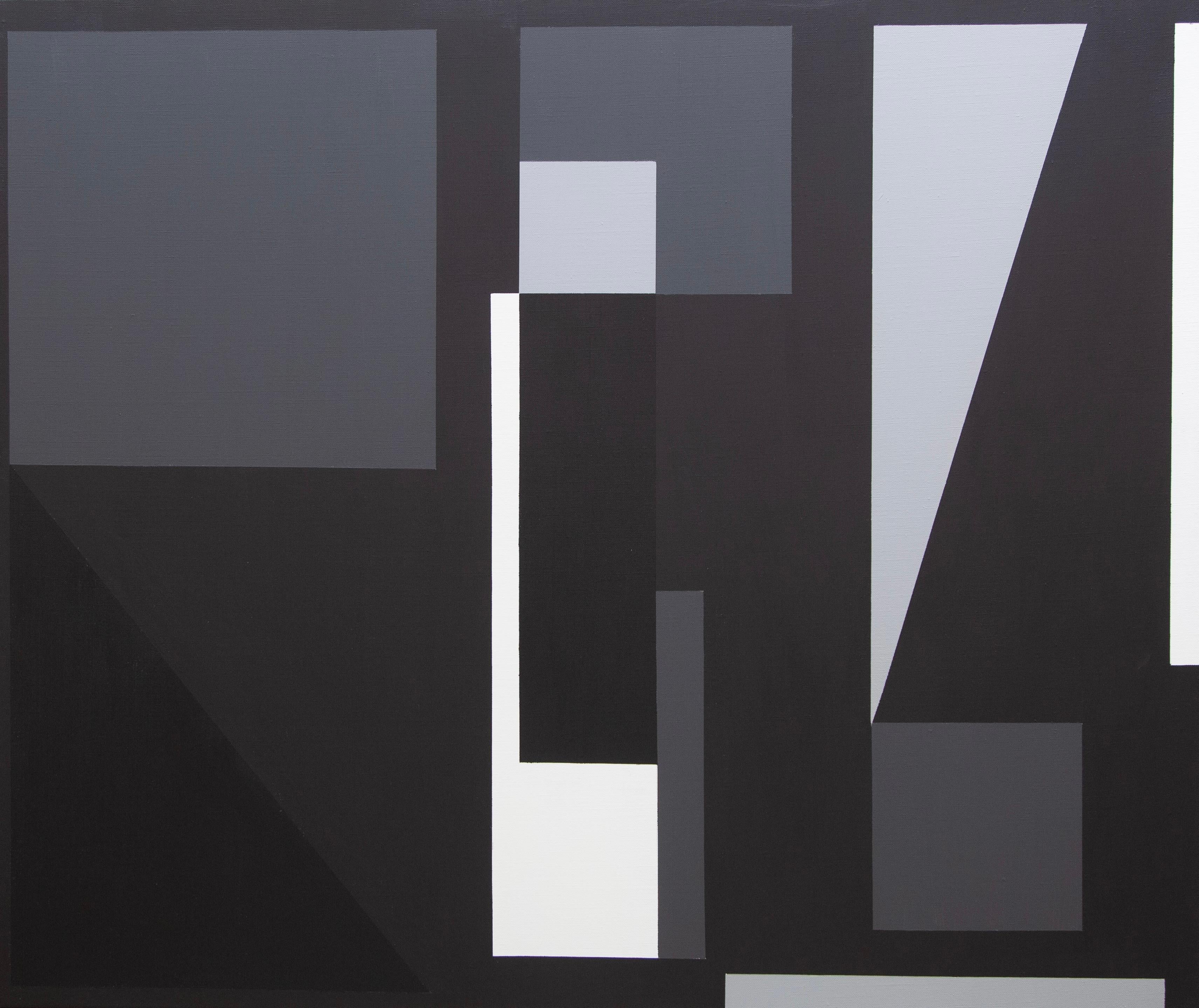 ABSTRACT Nuova opera d'arte in bianco e nero dell'artista contemporaneo Carsten Beck 2024 in vendita 2