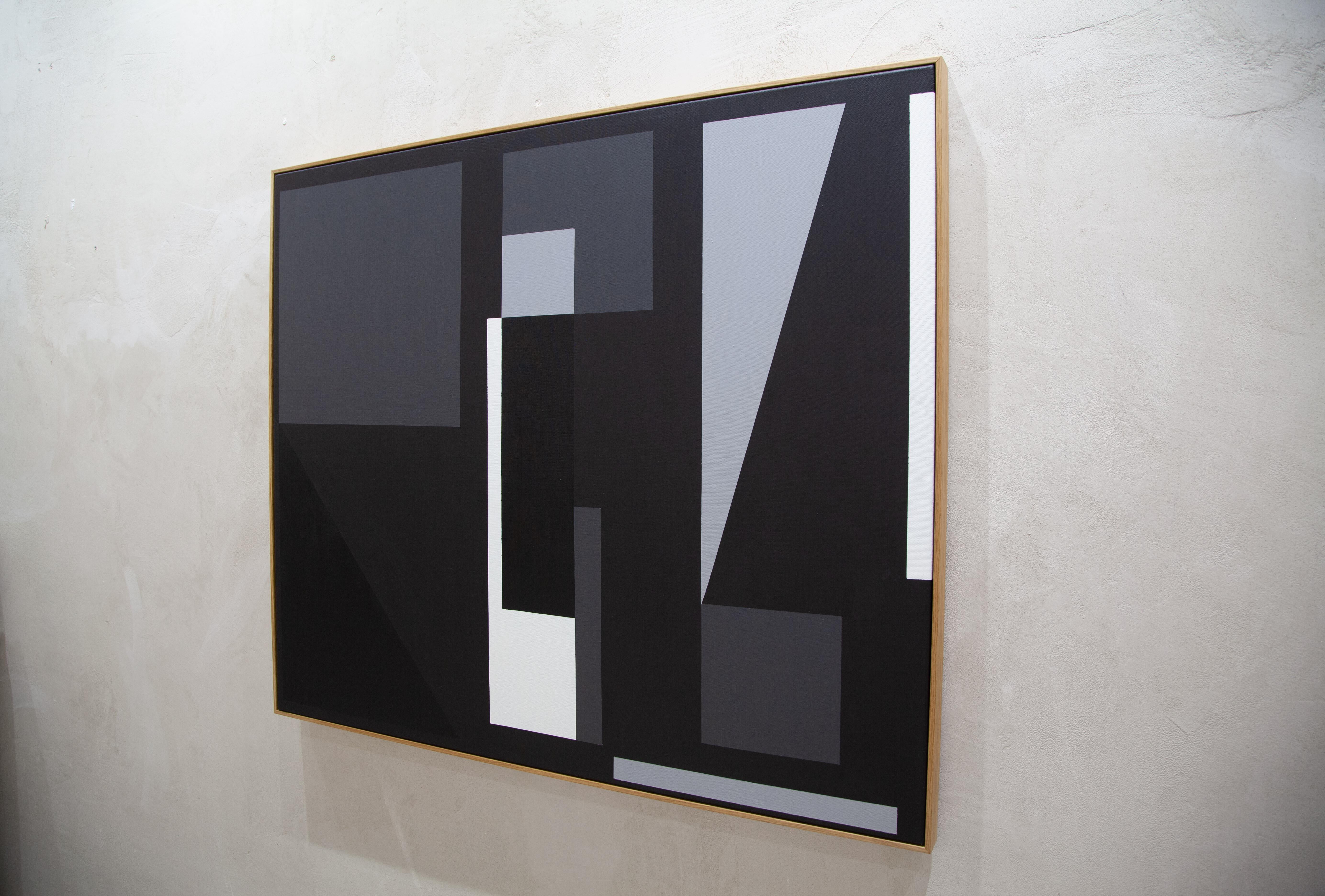 ABSTRACT Nuova opera d'arte in bianco e nero dell'artista contemporaneo Carsten Beck 2024 in vendita 3