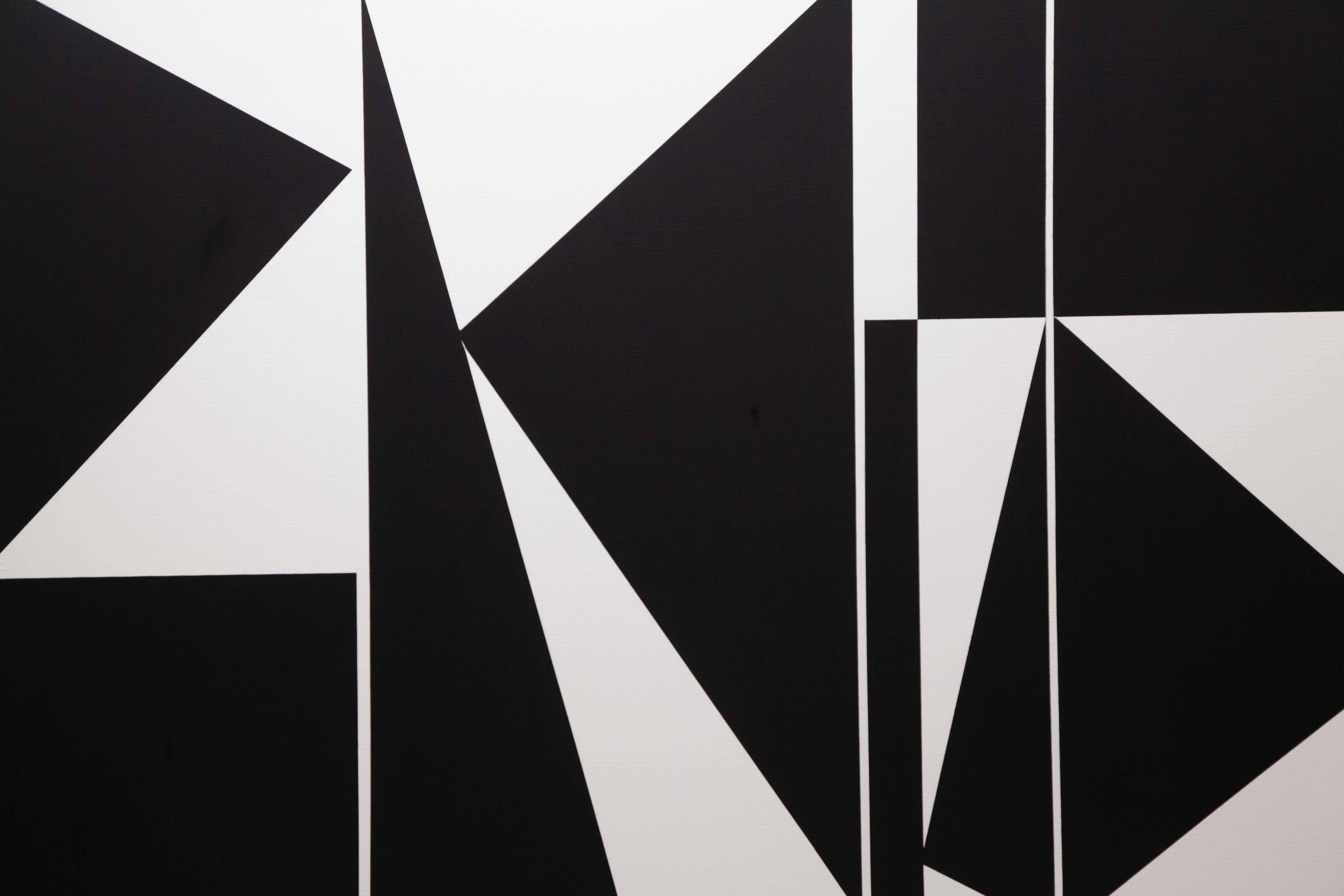 ABSTRACT Geometria in bianco e nero, opera d'arte contemporanea di Carsten Beck in vendita 4
