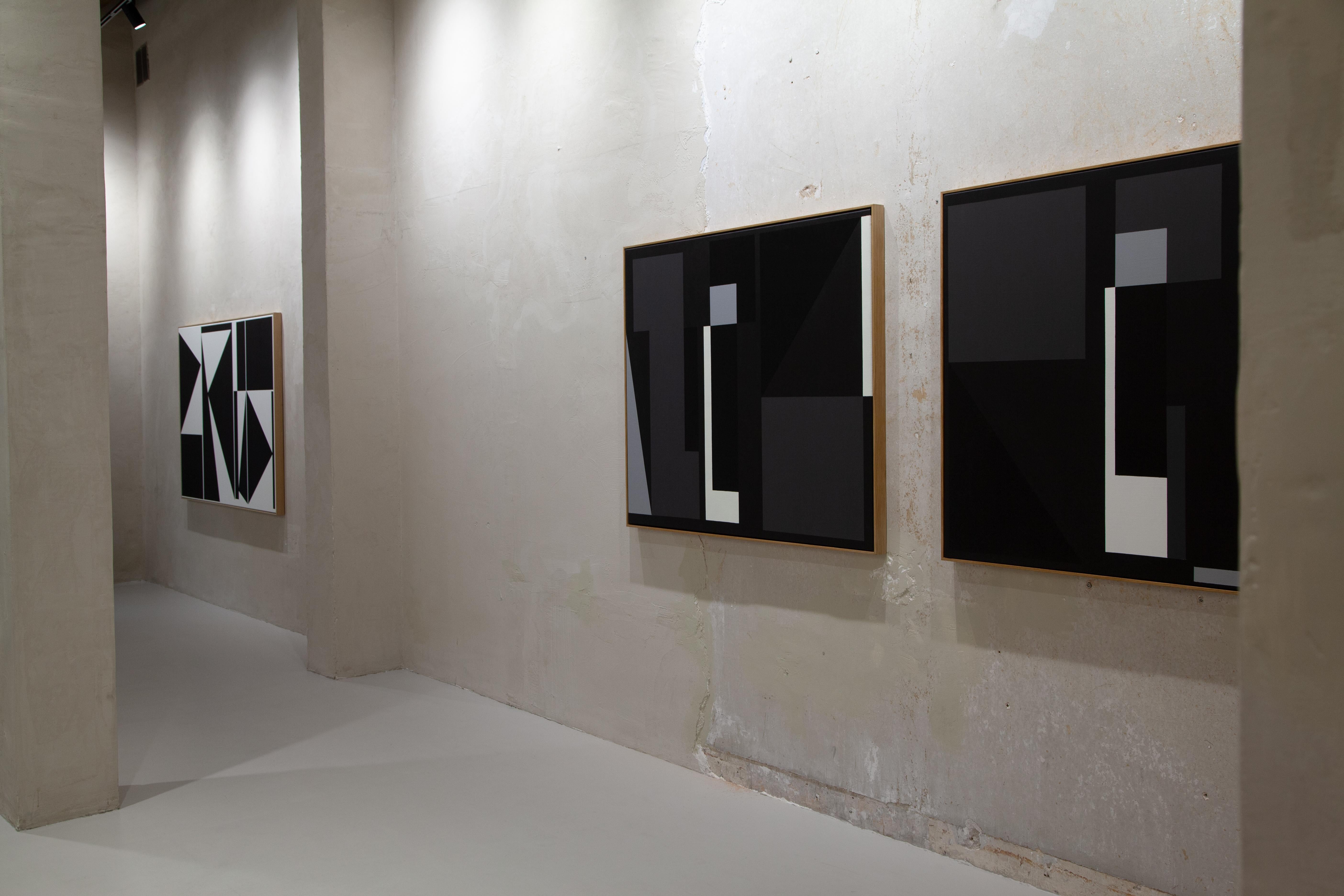ABSTRACT Nuova opera d'arte in bianco e nero dell'artista contemporaneo Carsten Beck 2024 in vendita 5