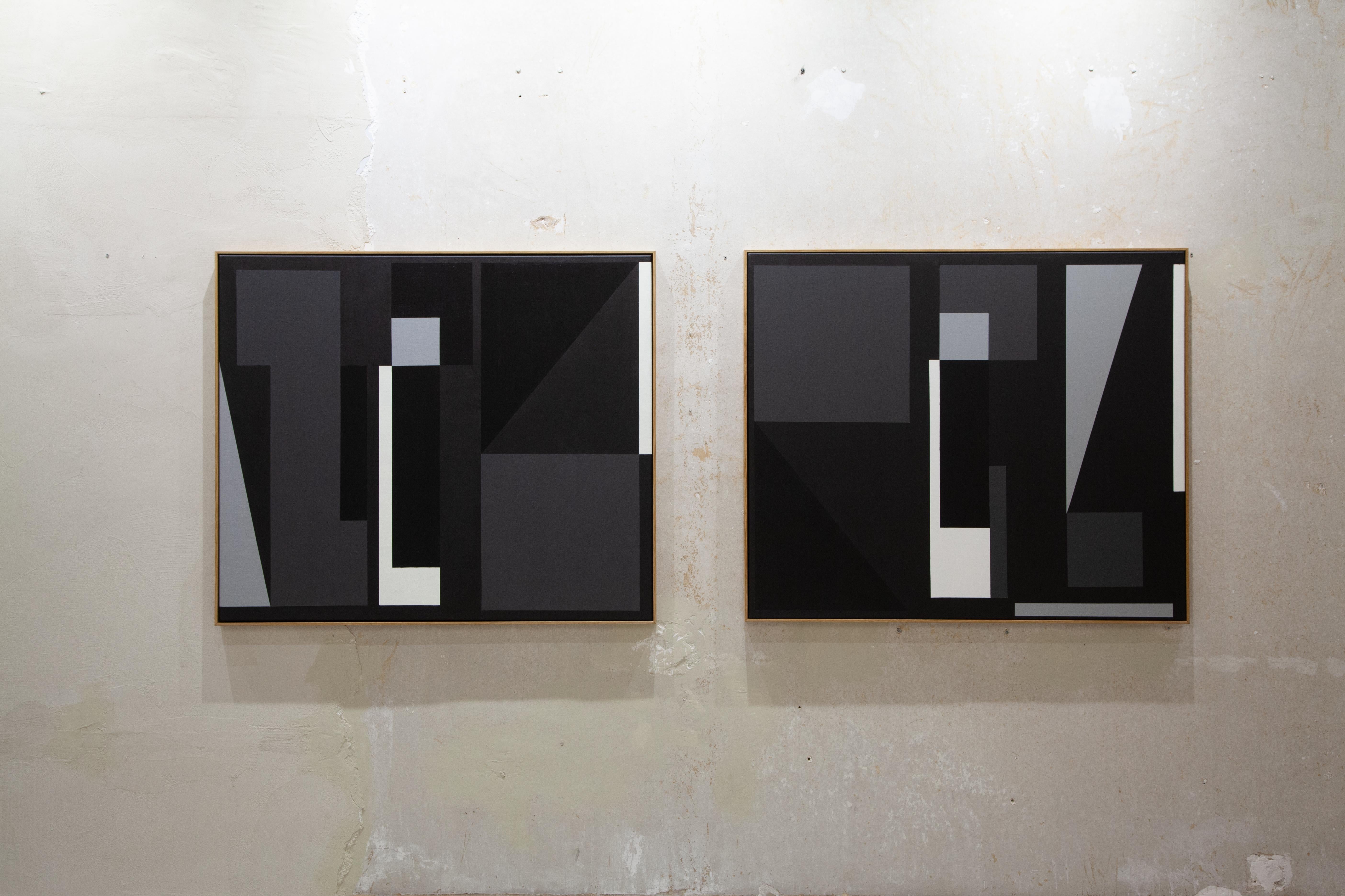 ABSTRACT Nuova opera d'arte in bianco e nero dell'artista contemporaneo Carsten Beck 2024 in vendita 6