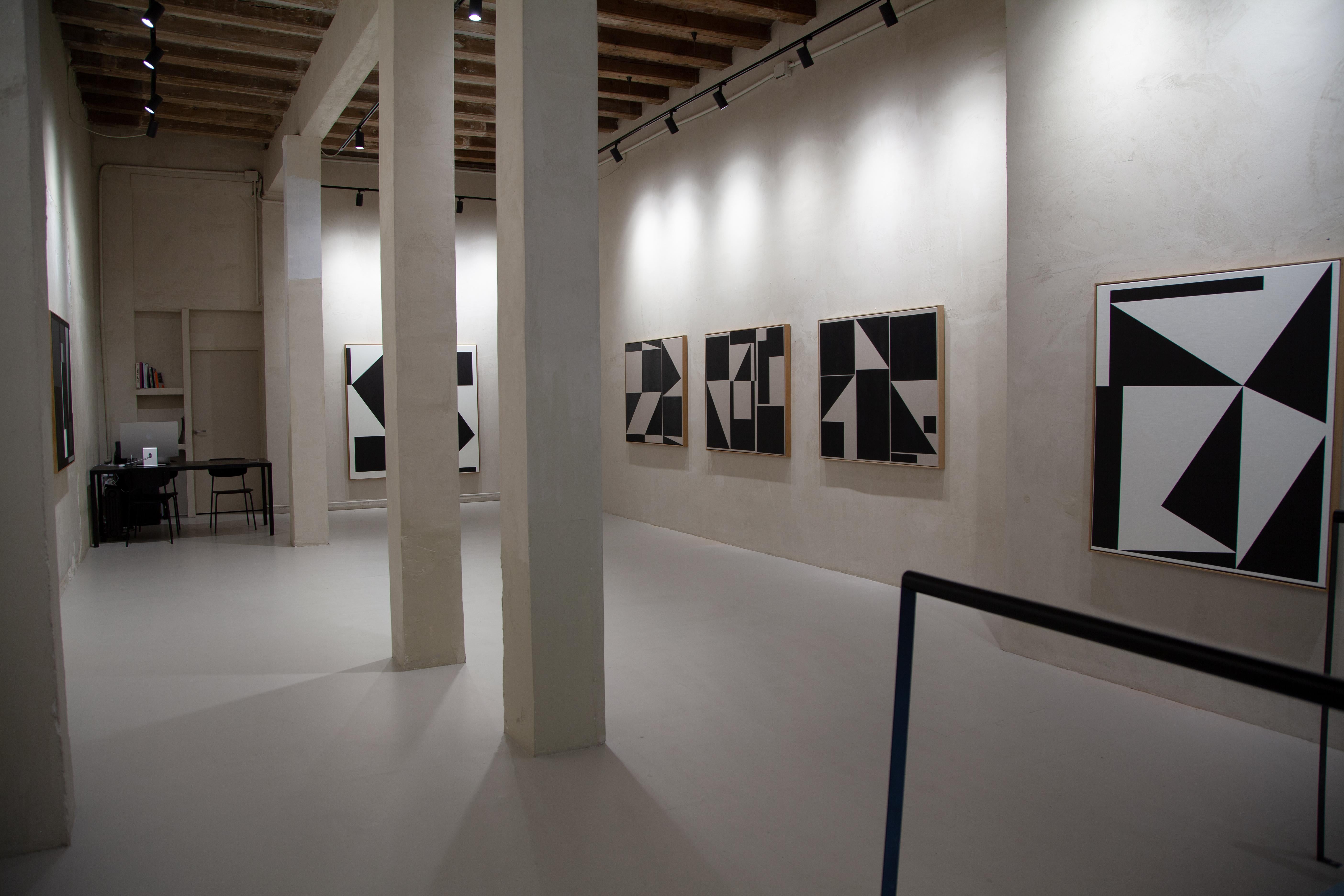 ABSTRACT Nuova opera d'arte in bianco e nero dell'artista contemporaneo Carsten Beck 2024 in vendita 7