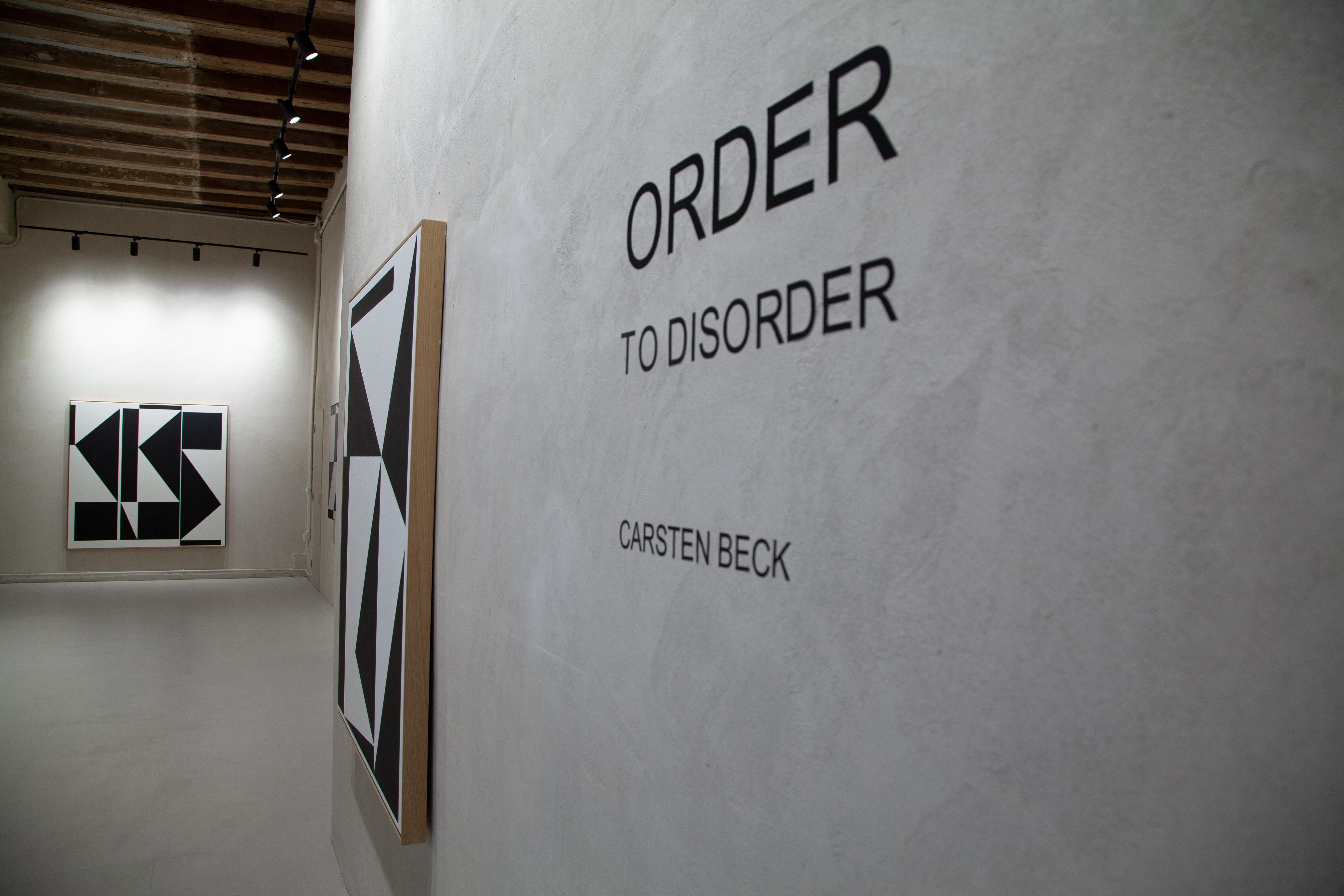 ABSTRACT Nuova opera d'arte in bianco e nero dell'artista contemporaneo Carsten Beck in vendita 9