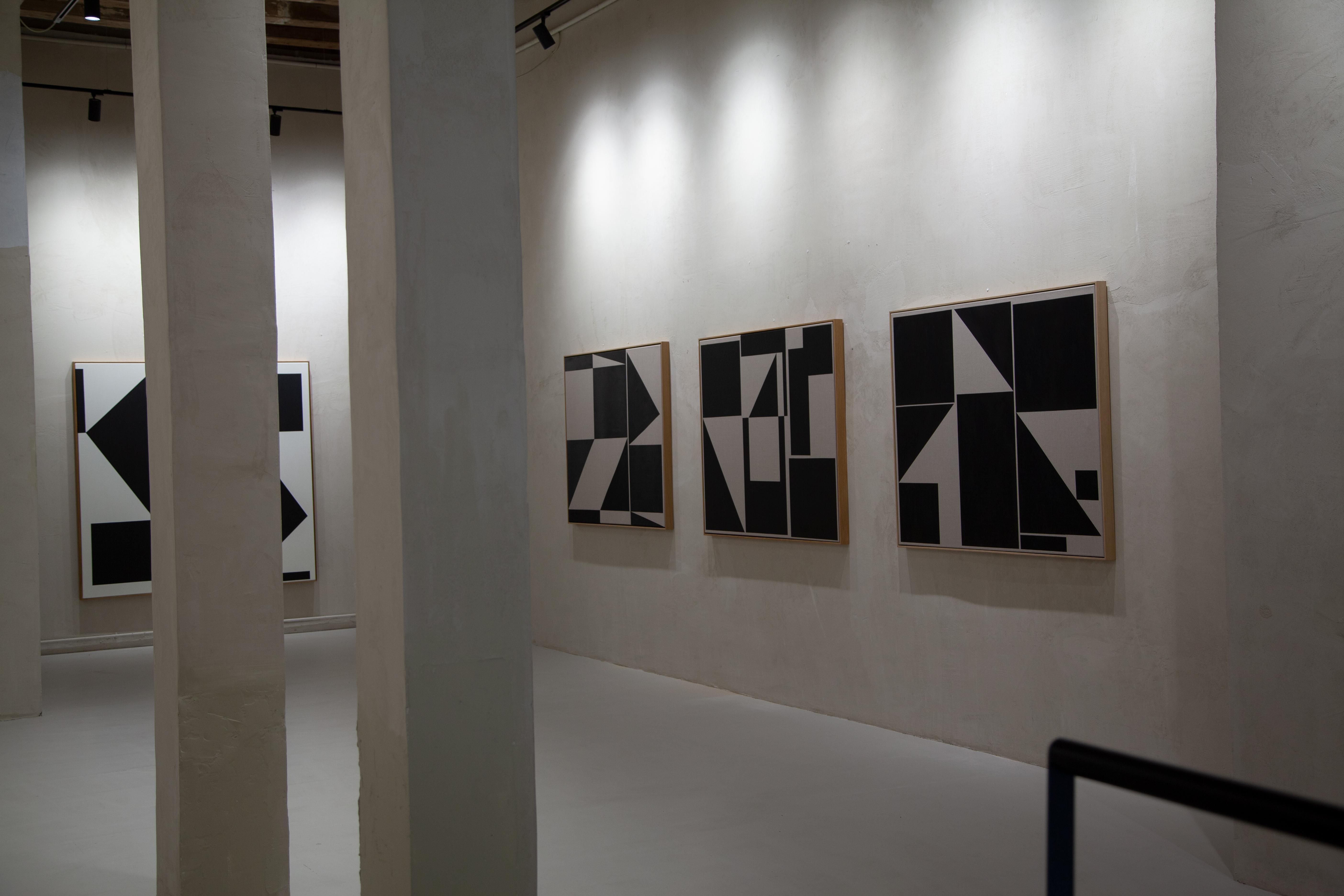 ABSTRACT Nuova opera d'arte in bianco e nero dell'artista contemporaneo Carsten Beck in vendita 7