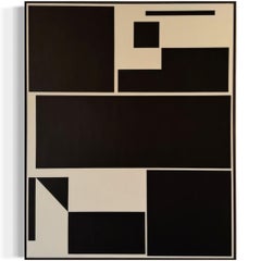 ABSTRACT Nuova opera d'arte in bianco e nero dell'artista contemporaneo Carsten Beck