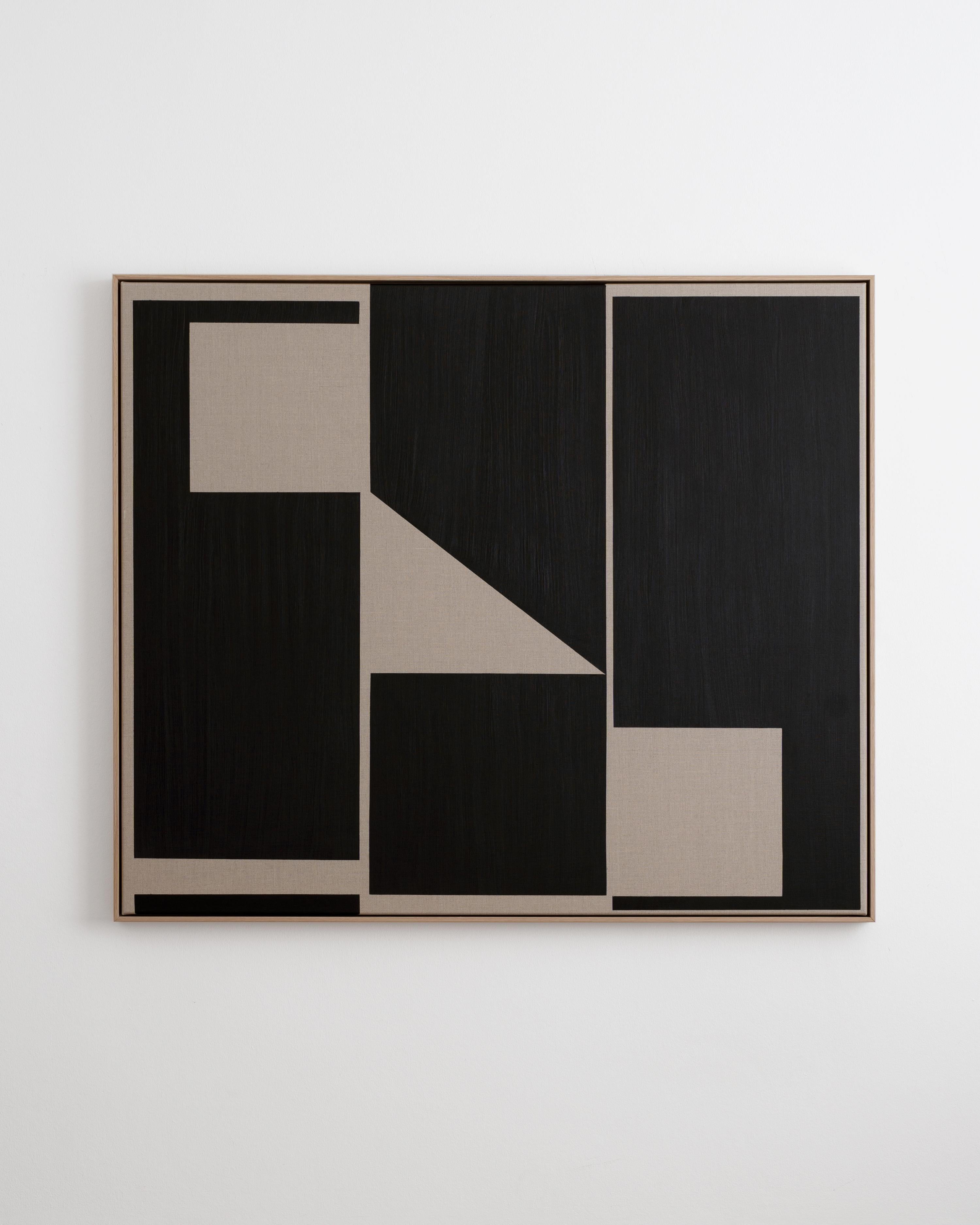 Carsten Beck Abstract Painting – Zwischen den Linien