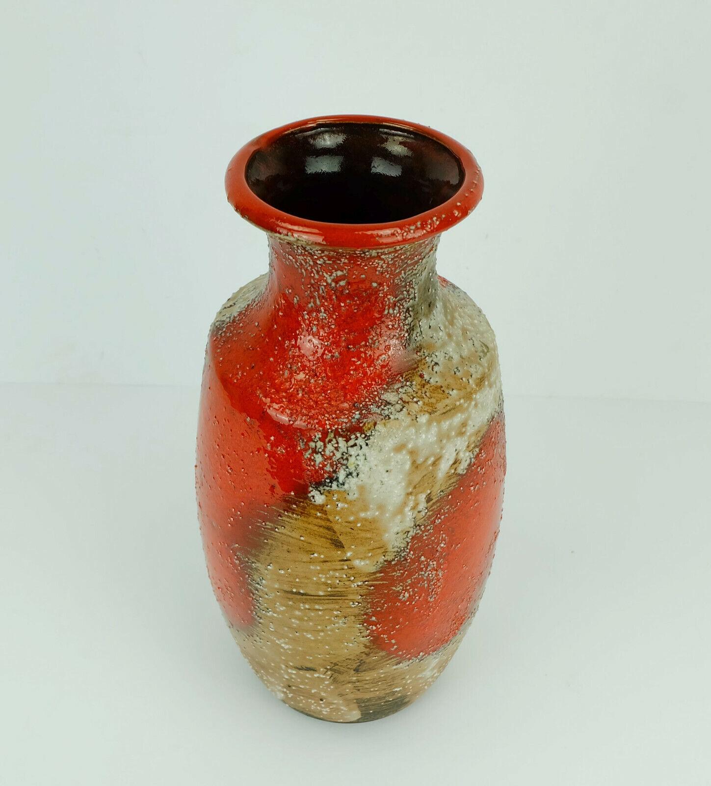 Mid-Century Modern Carstens Toennishof Midcentury Vase Model 7060-30 Rough Glaze, 1960s For Sale