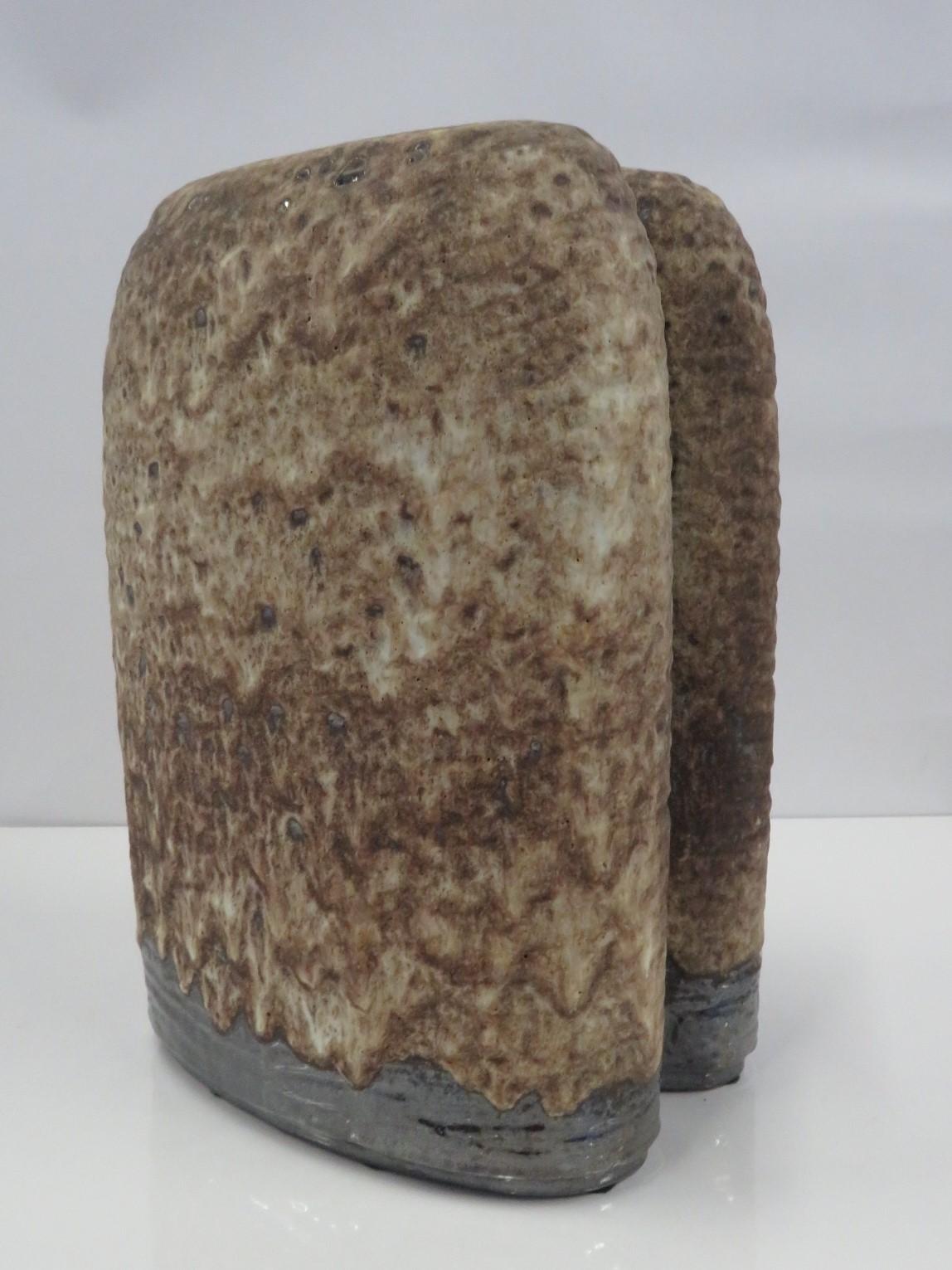 Carstens Tönnieshof Large Lava Glaze Organic Modern Ceramic Vase Germany 1960s 2