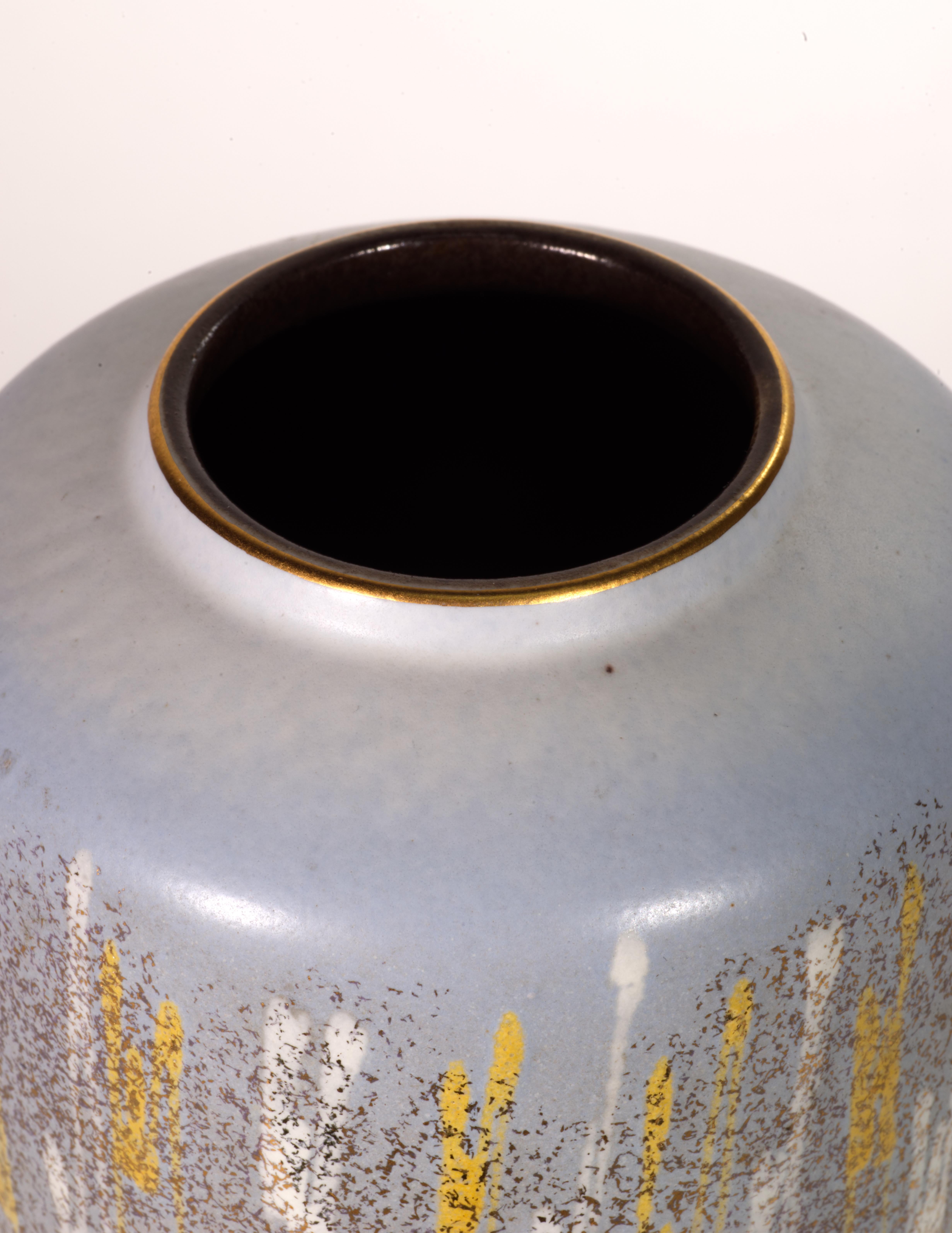 Carstens Tönnieshof Set of Large Bowl and Vase, West Germany Ceramics, 1960s For Sale 1