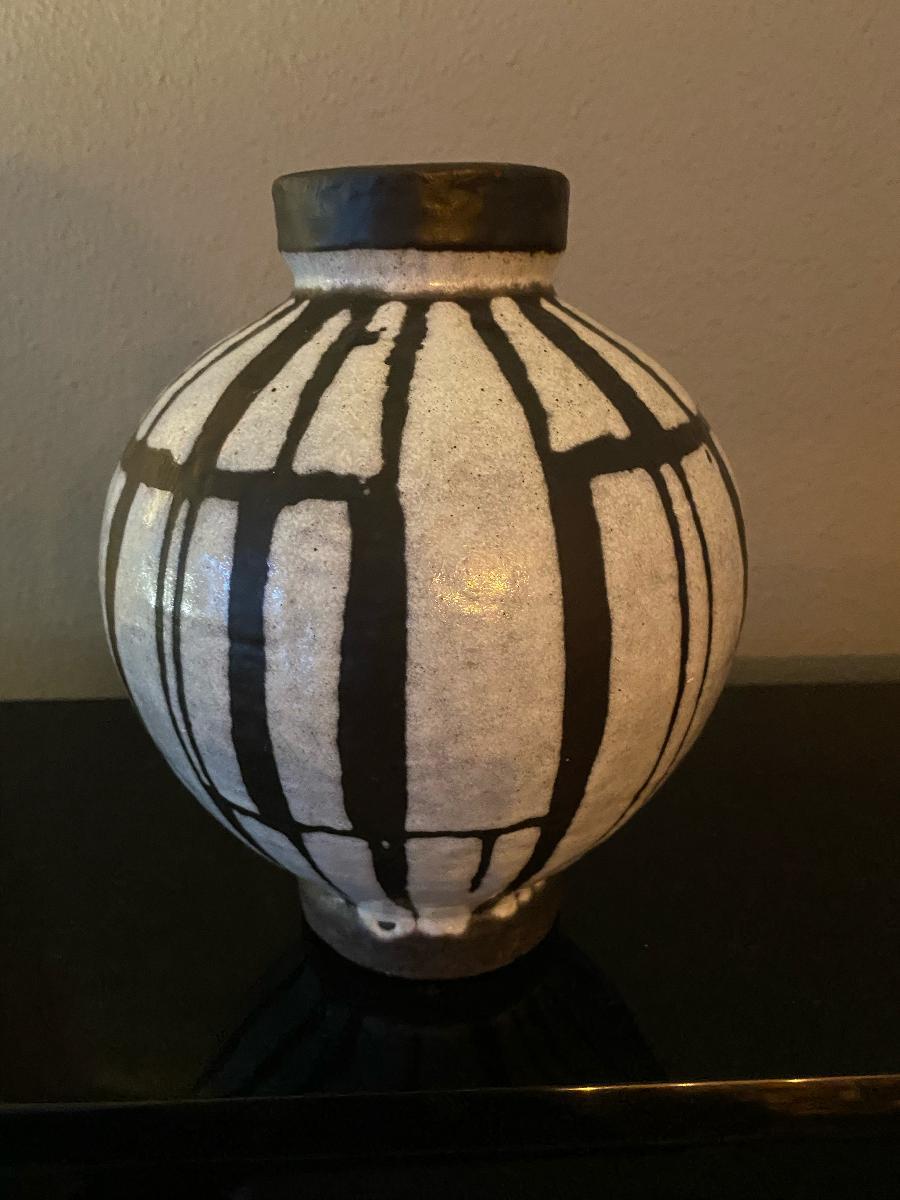 Hand-Painted Carstens Tonnieshof  Vase 'Rare' Decor 'Island'