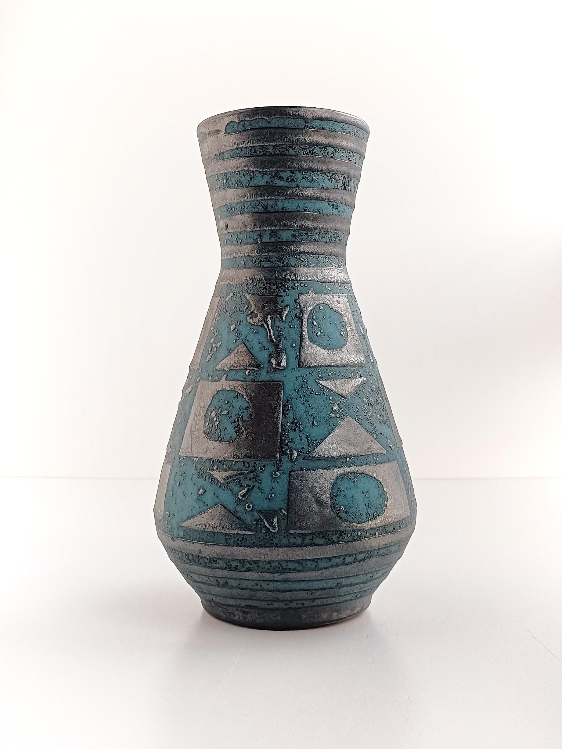 Ceramic Mid Century West Germany Ankara Decor Vases by Carstens Tönnieshoff, 1950s