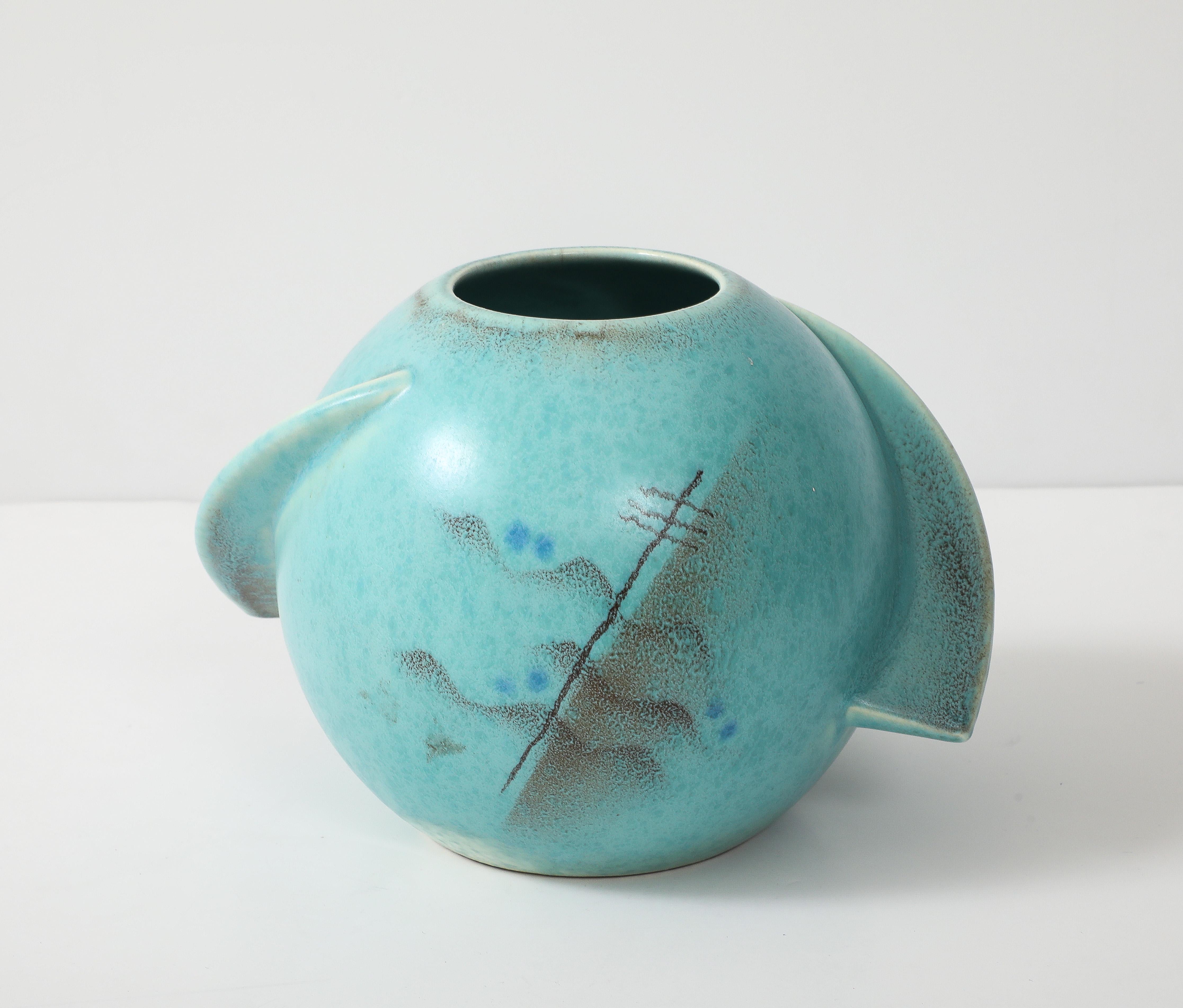 Metà XX secolo Vaso Art Deco Carstens & Uffrecht 1940 in vendita