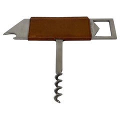 Cart Auböck II, Barboy Cognac Leather Stainless Steel Bottle Opener