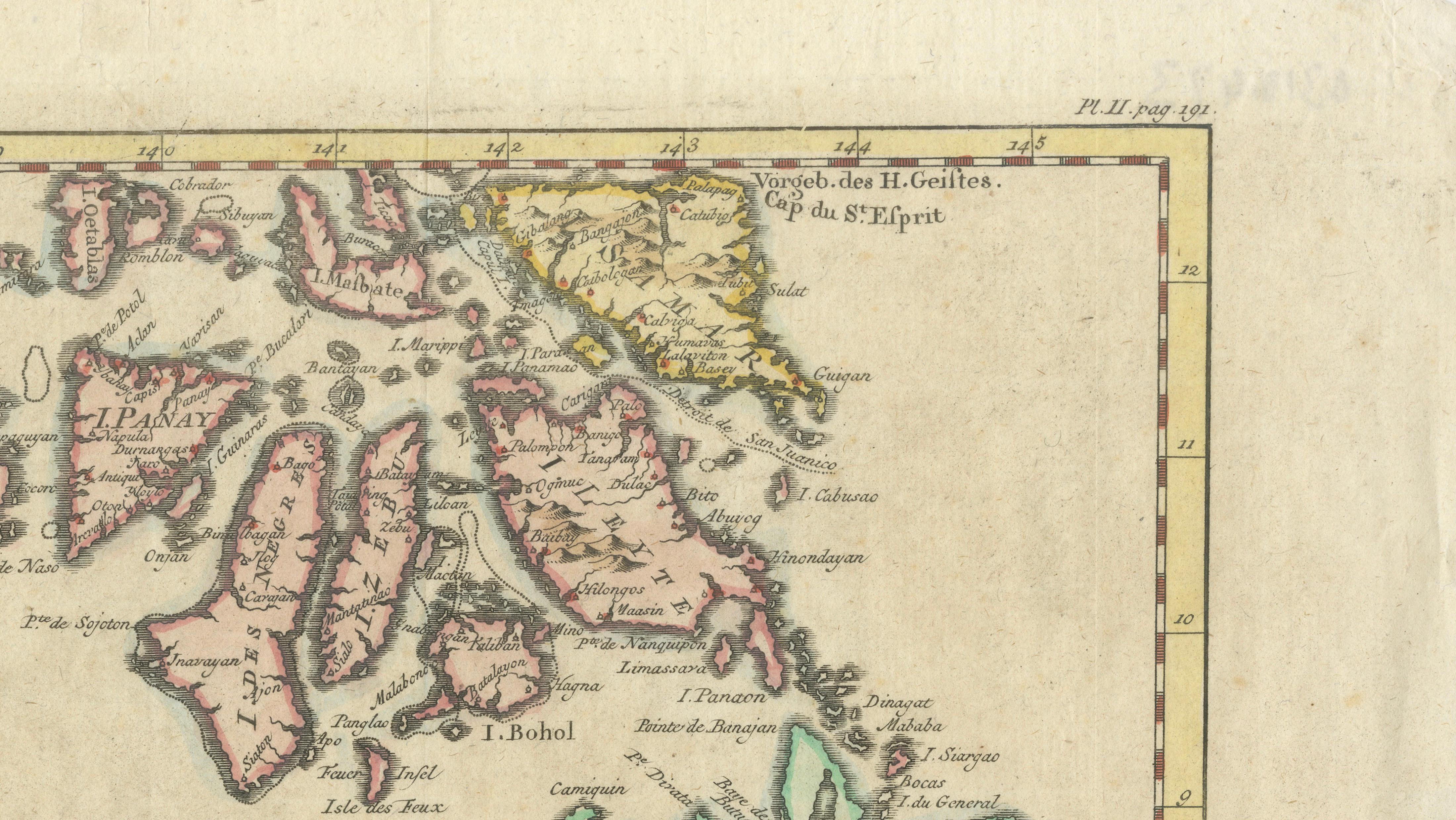 Carte des Isles Philippines – Antique Map of the Philippines, 1752