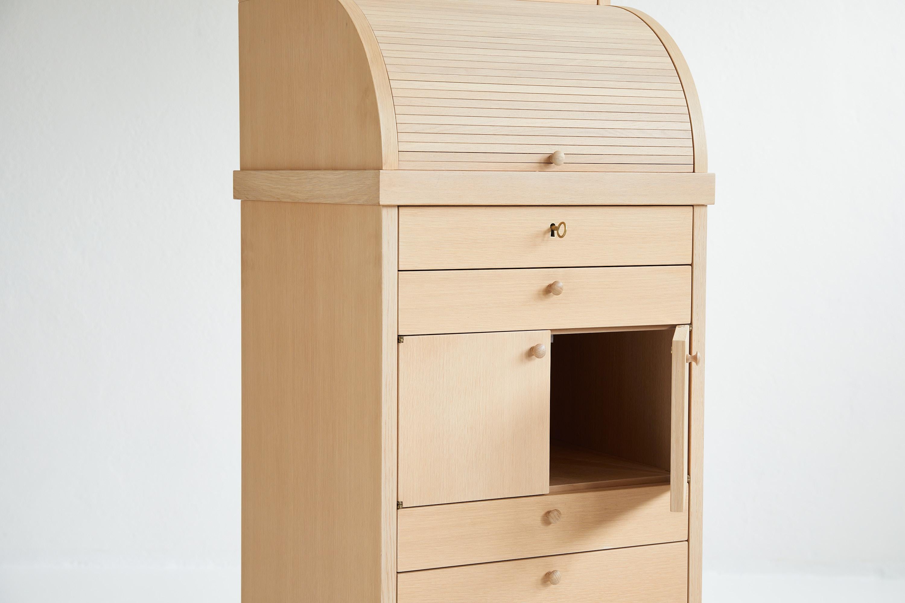Italian Carteggio Wood Drawer Cabinet by Aldo Rossi for Molteni Italy, 1987