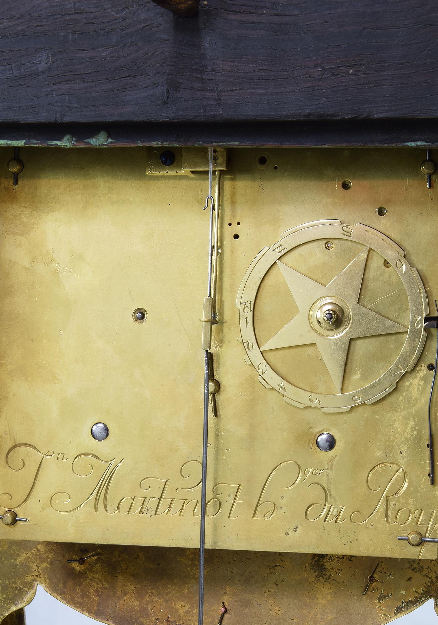 Cartel 18th Century XVIIIe Martinot Watchmaker of Roy, circa 1780 In Excellent Condition In LYON, FR
