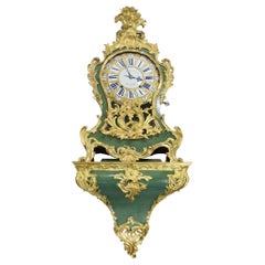 Antique Cartel 18th Century XVIIIe Martinot Watchmaker of Roy, circa 1780