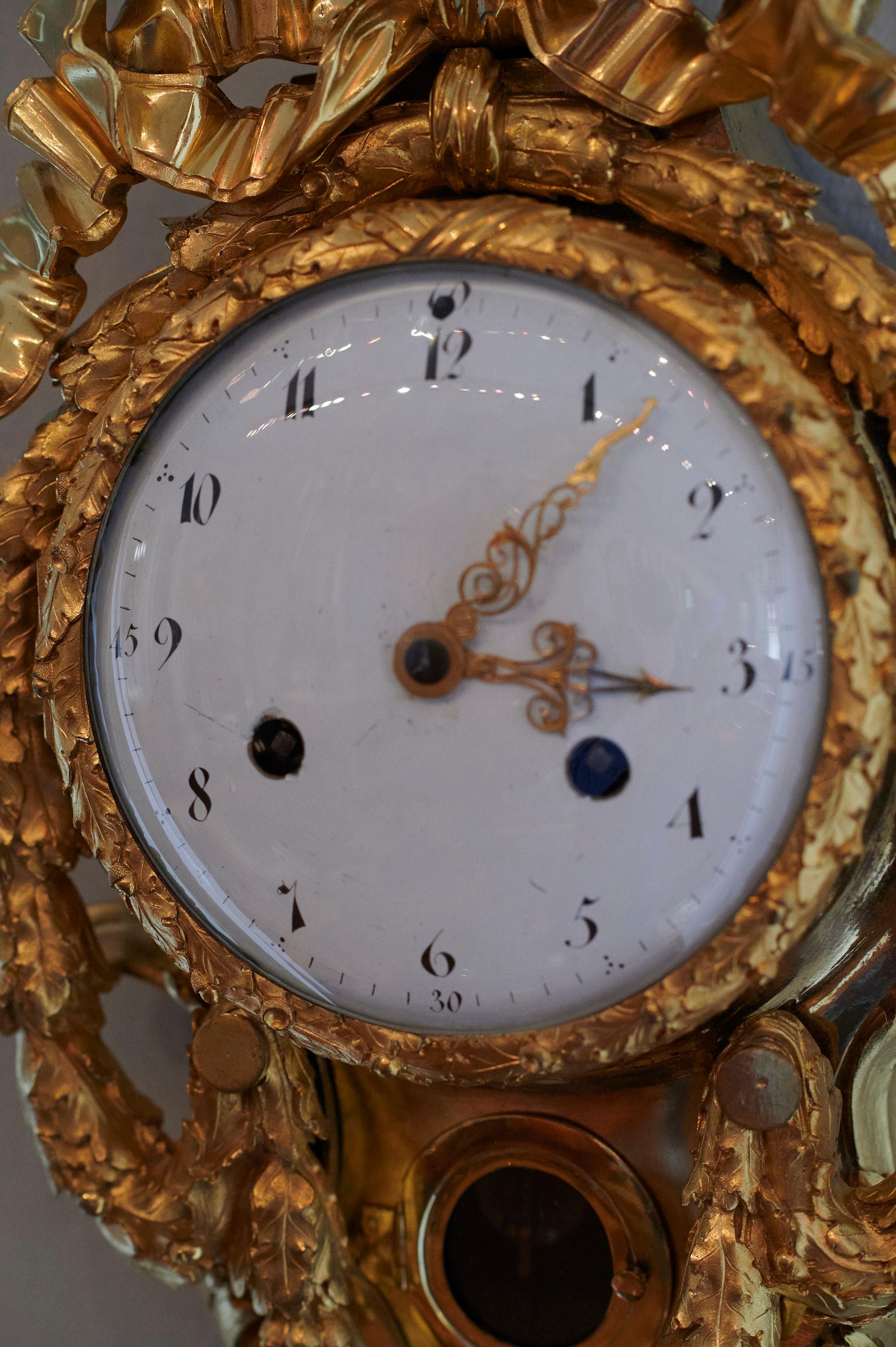 antique gold clocks