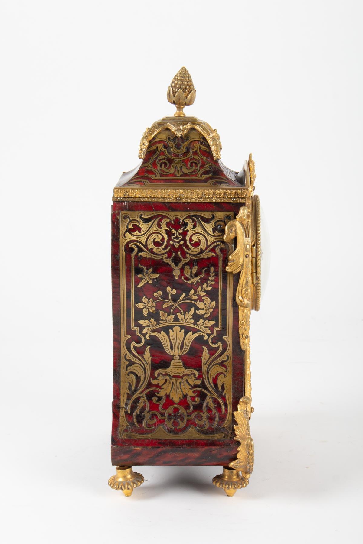 Cartel Époque Napoleon III, Gilt Bronze and Dark Red Varnish 1