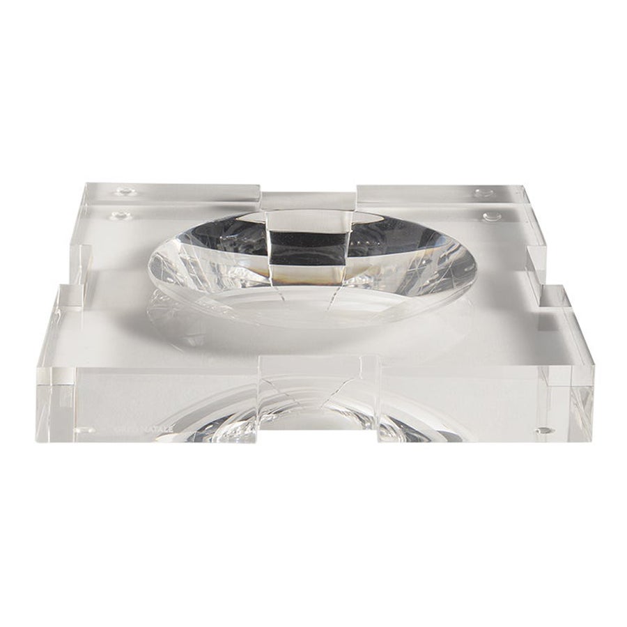 Carter Acrylic Bowl Clear Large di Greg Natale