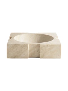 Carter Bowl Travertine Marble by Greg Natale