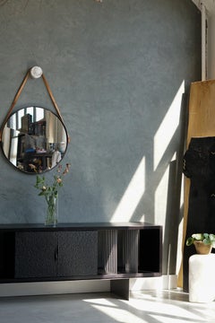 Black Ash Carter Credenza 2.0 Vinyl Record Storage Case by Swell Studio