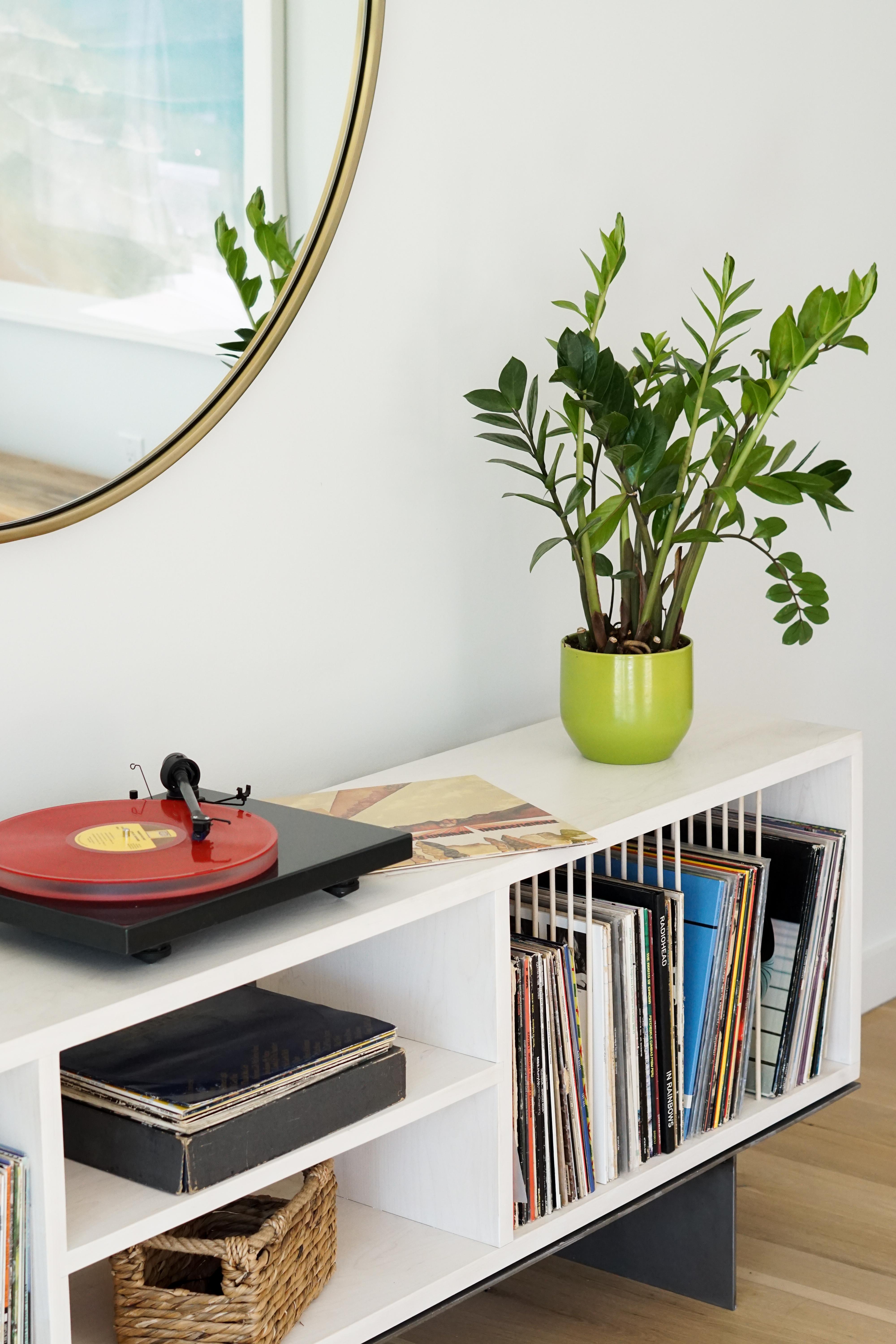 record storage credenza