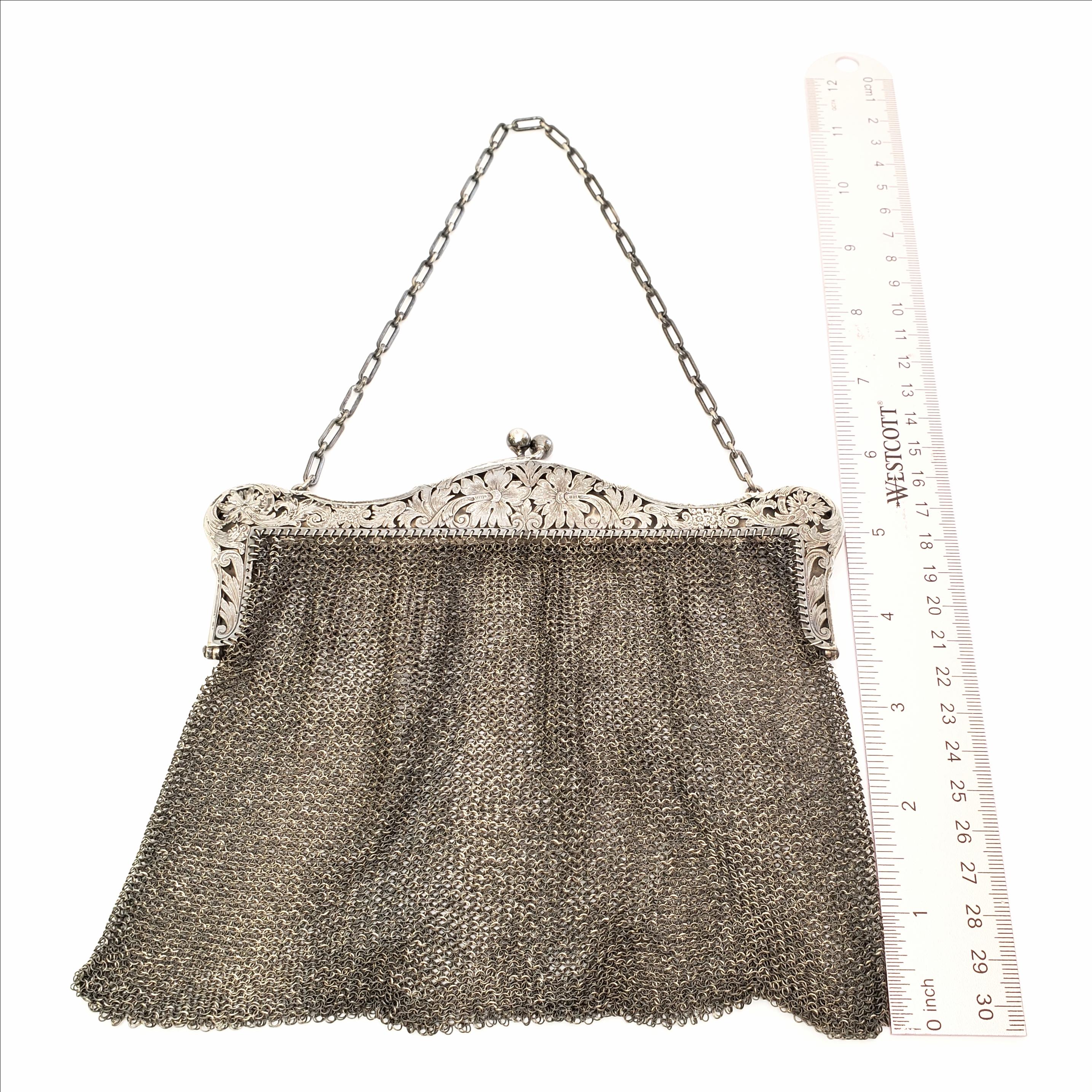 Carter Hale & Co Sterling Silver Mesh Coin Purse 4