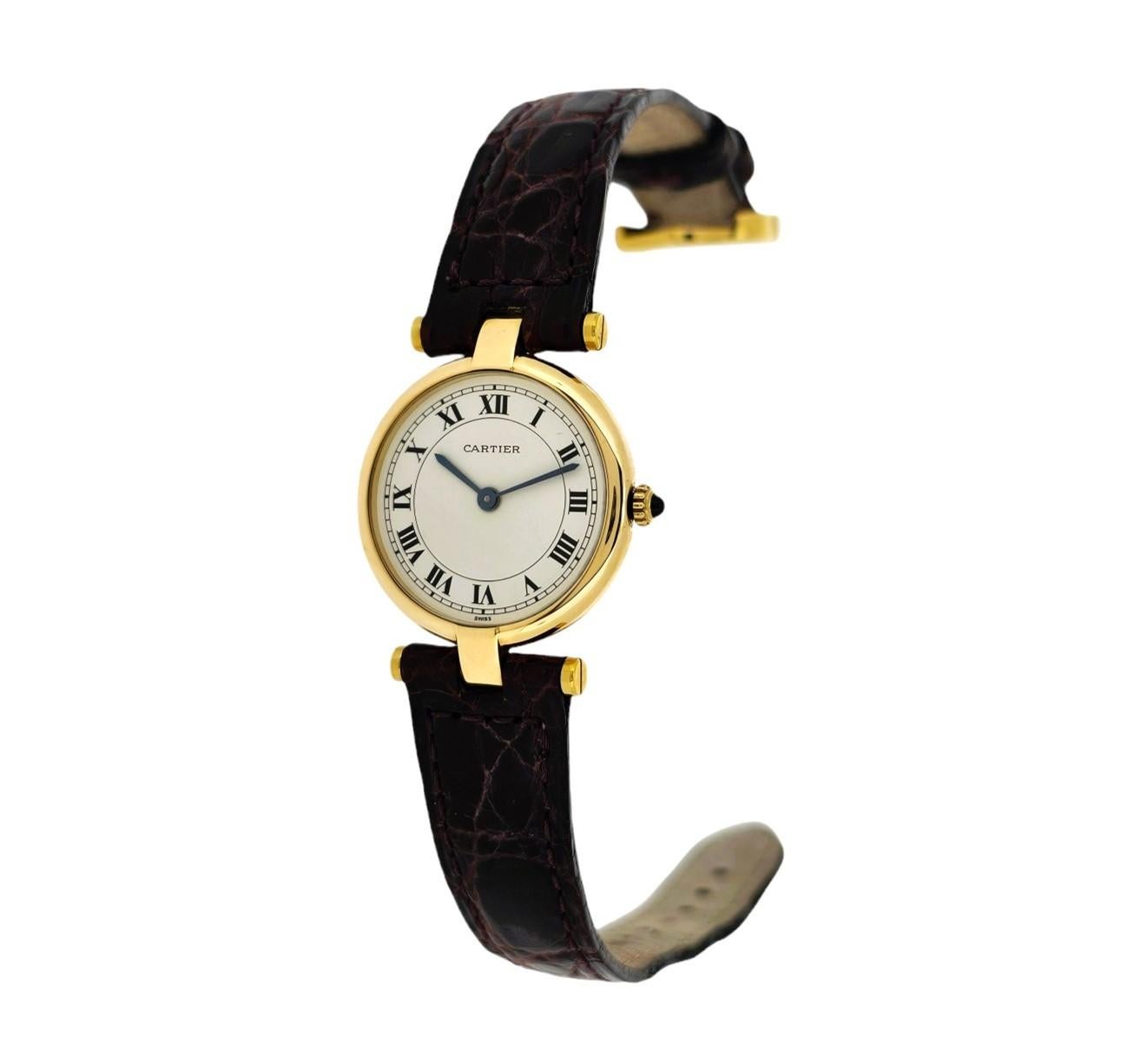 Carter Paris Trinity Vendome Watch, Ref. 11034 .  Ladies small, Circa 1980'S For Sale 7