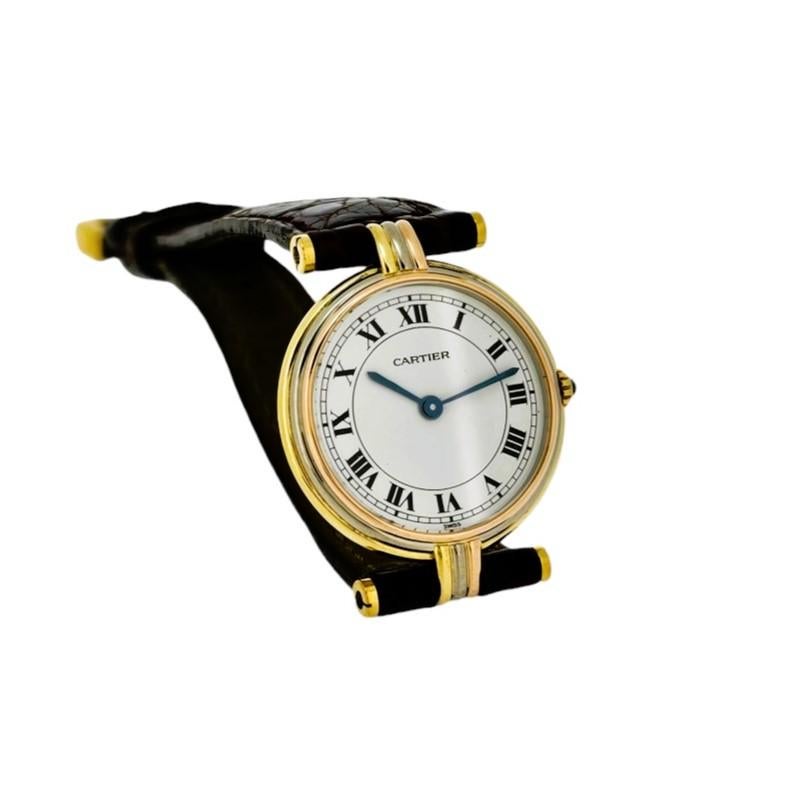 Carter Paris Trinity Vendome Watch, Ref. 11034 .  Ladies small, Circa 1980'S For Sale 1