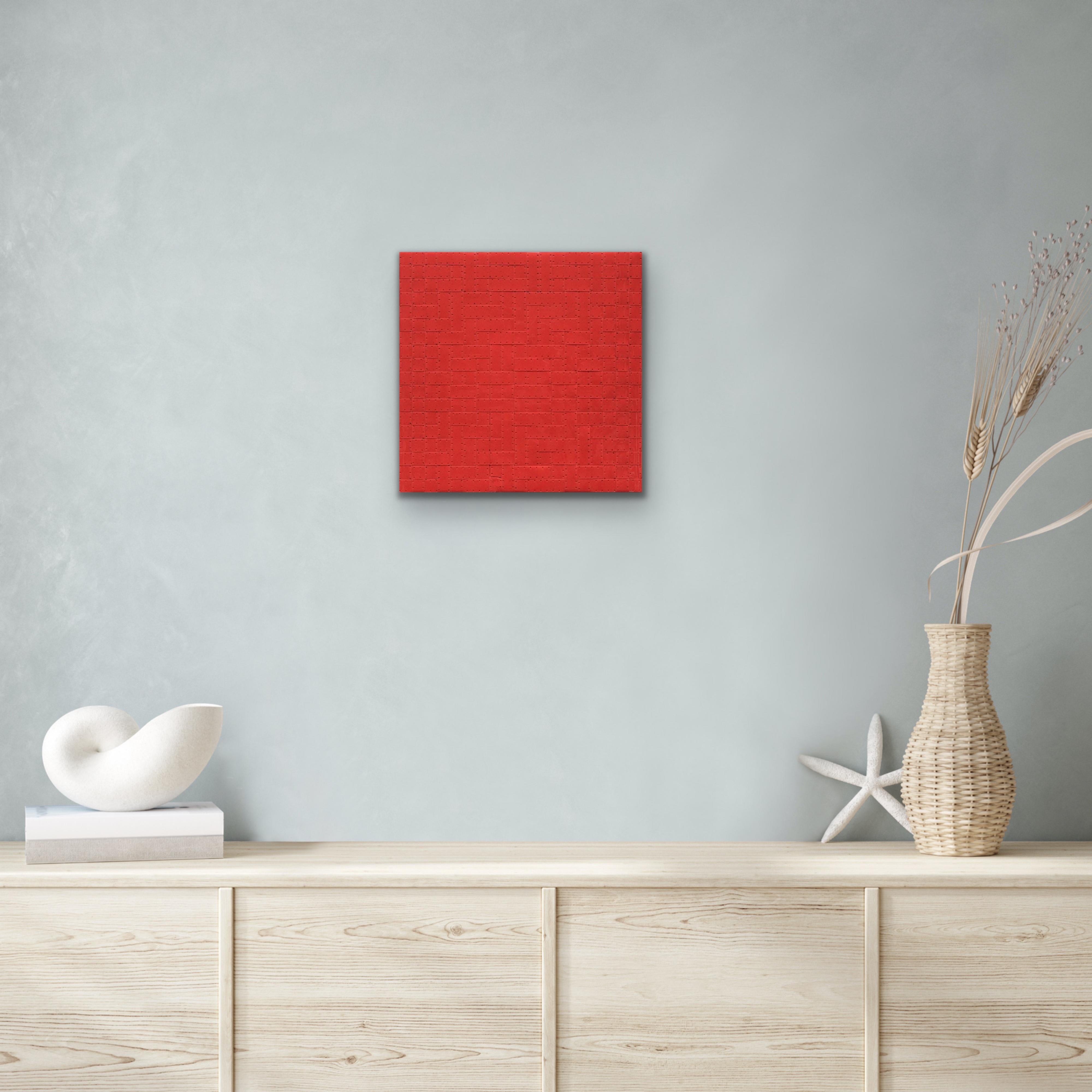 Little Red Leader - Contemporary Mixed Media Art by Carter Potter
