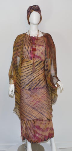 Carter Smith Shibori Obiko San Francisco 4 Piece Dress Ensemble