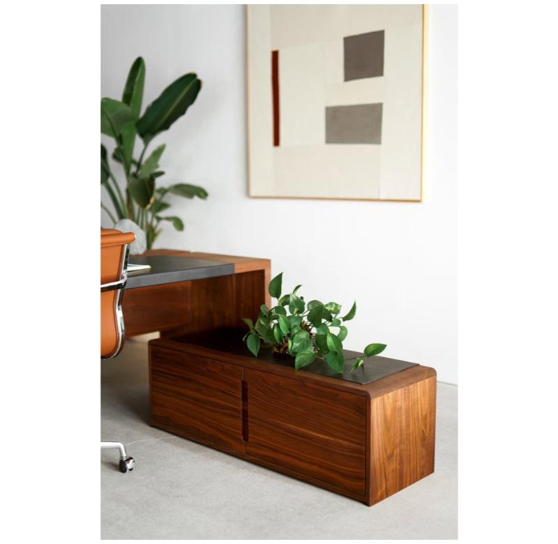 Carter Storage Cabinet without Leather In New Condition For Sale In Los Angeles, CA
