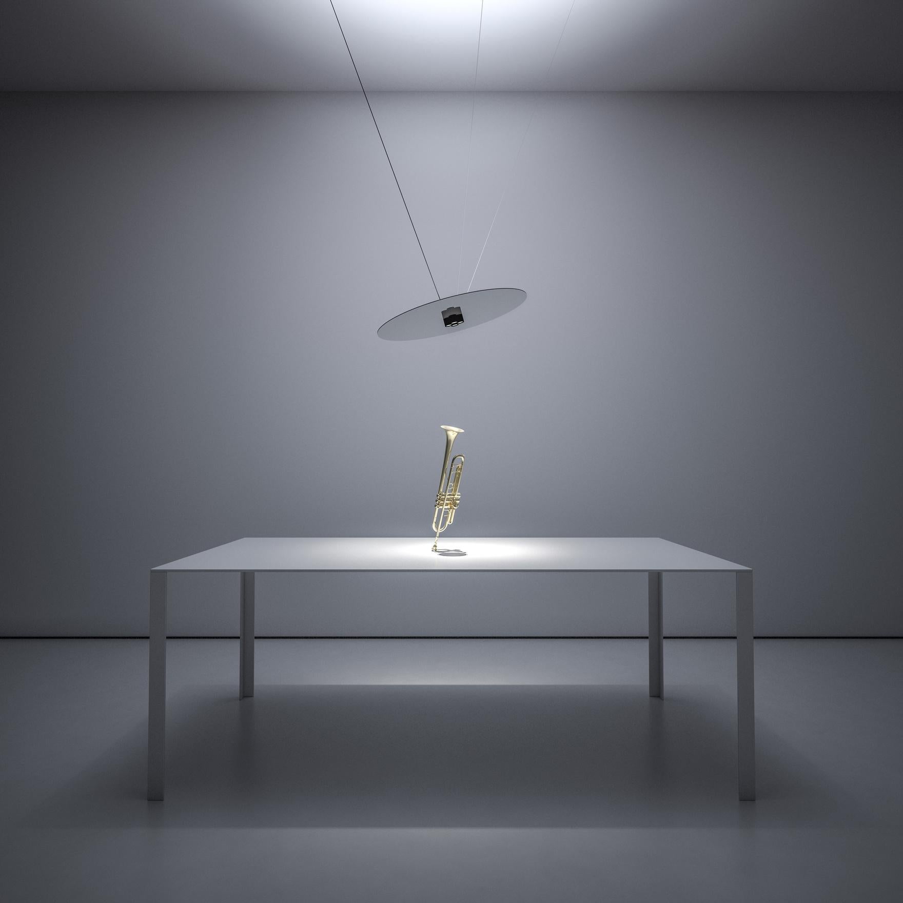 Italian CARTESIO medium pendant lamp by Davide Groppi For Sale