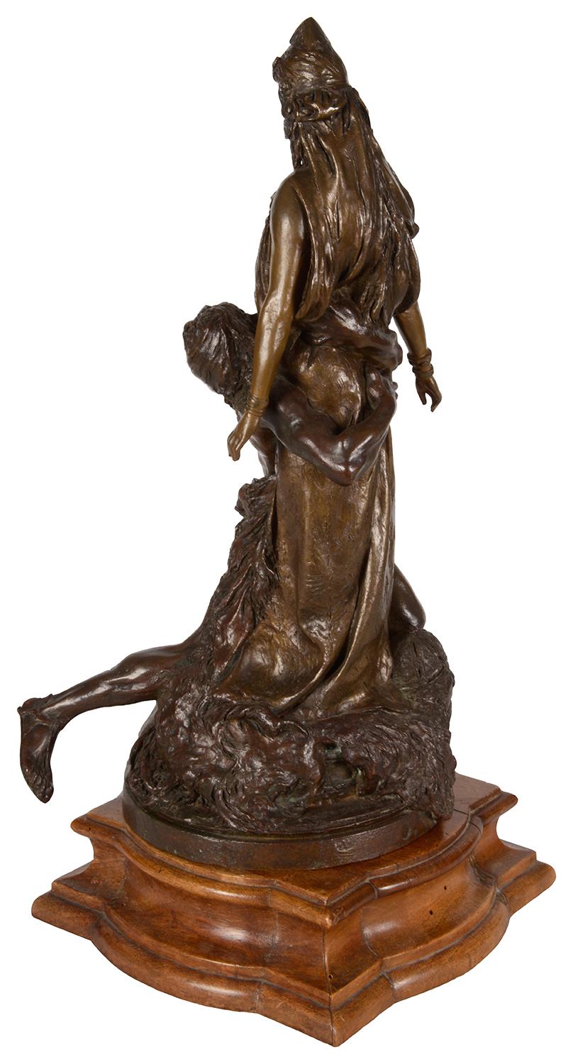 Carthage, un gruppo in bronzo patinato di Theodore Riviere in vendita 1
