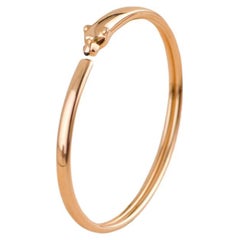 Cartiee Panthère de Cartier Rose Gold Bracelet Size 19