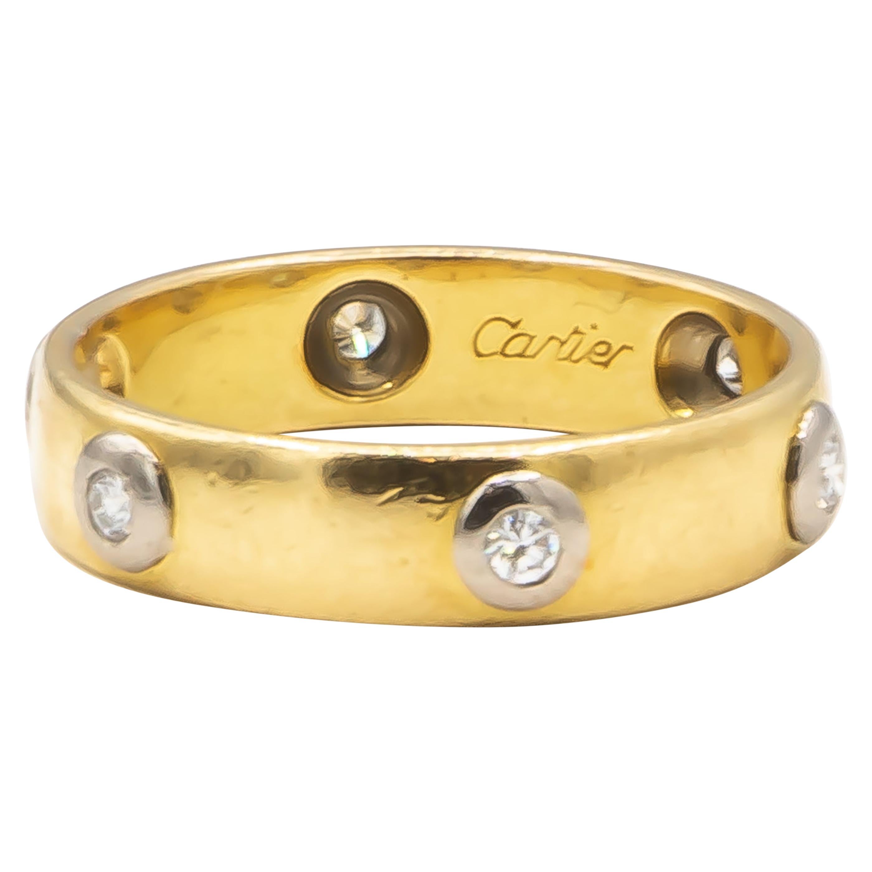 cartier 18 carat gold ring