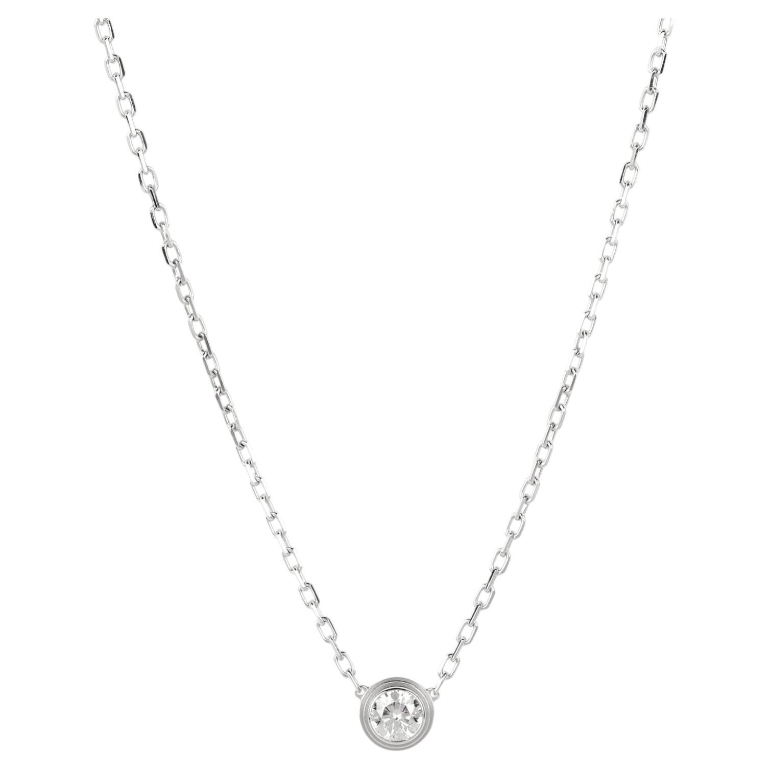 Ciondolo Cartier "D'amour" con diamante taglio Brilliante da 0,19 carati