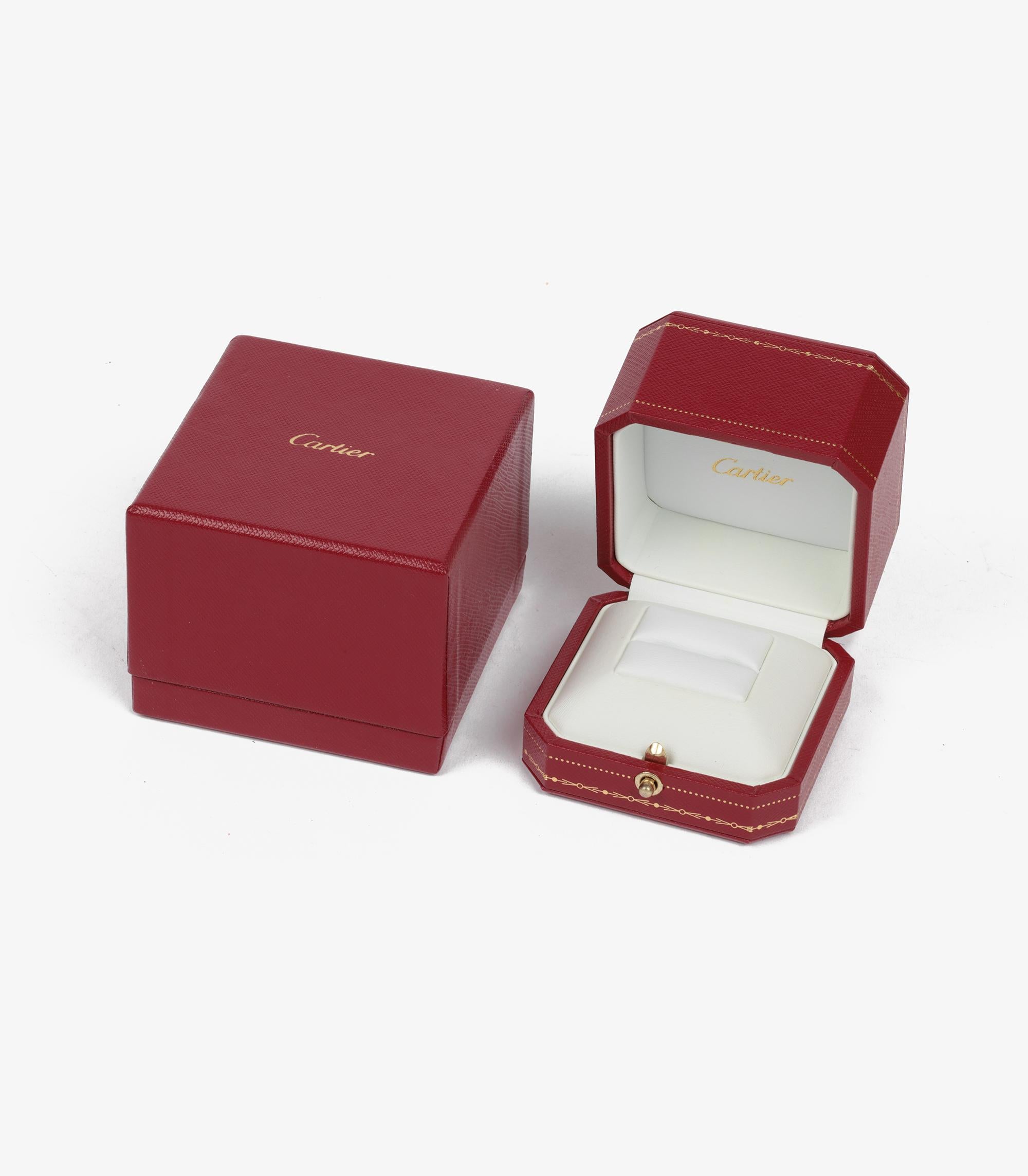 Cartier 0,24ct Brillantschliff Solitär Diamant 18ct Rose Gold 1895 Ring im Angebot 4