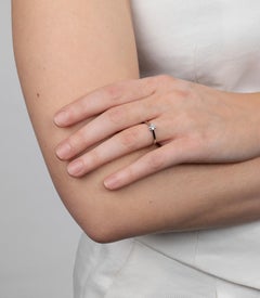 Cartier 0.29ct Brilliant Cut Diamond Platinum 1895 Ring