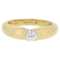 Cartier 0.30 Carat Diamond 1995 Solitaire Ring