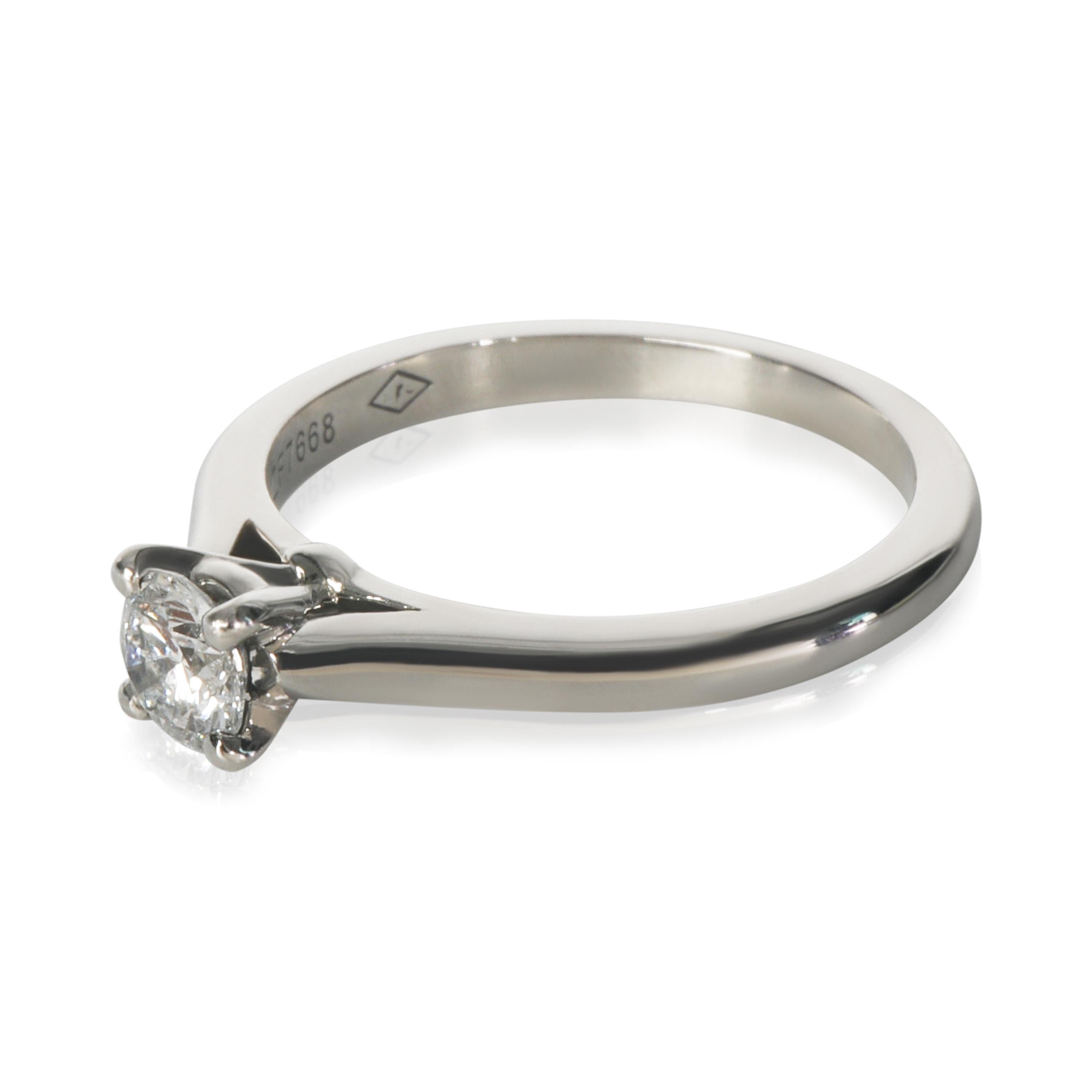 Cartier 0,33 ct Runder Brillant Diamant 1895 Verlobungsring im Zustand „Hervorragend“ im Angebot in New York, NY