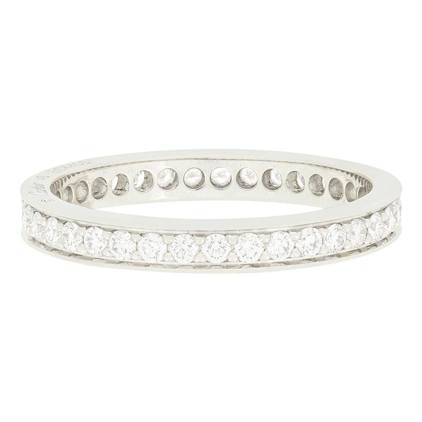 Taglio brillante Fede nuziale Cartier 0.38ct Diamond Ballerine in vendita